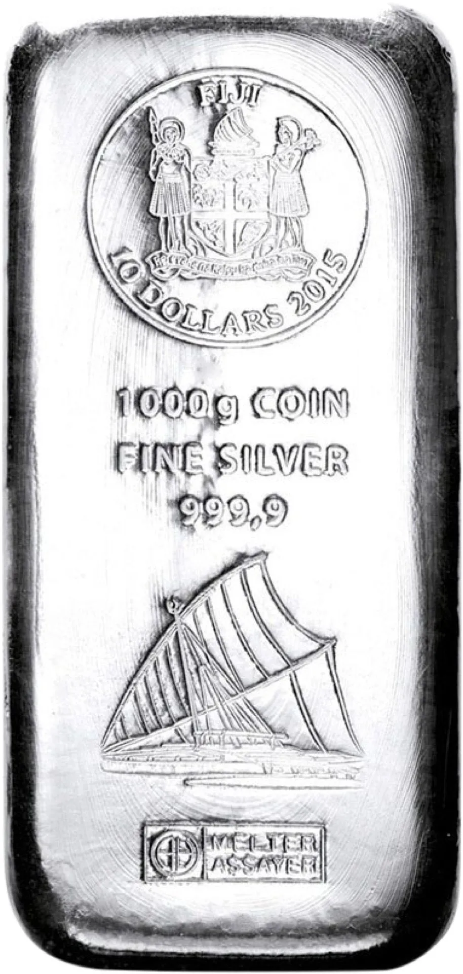 1kg Silver Fiji Coin Bar (Argor Heraeus)