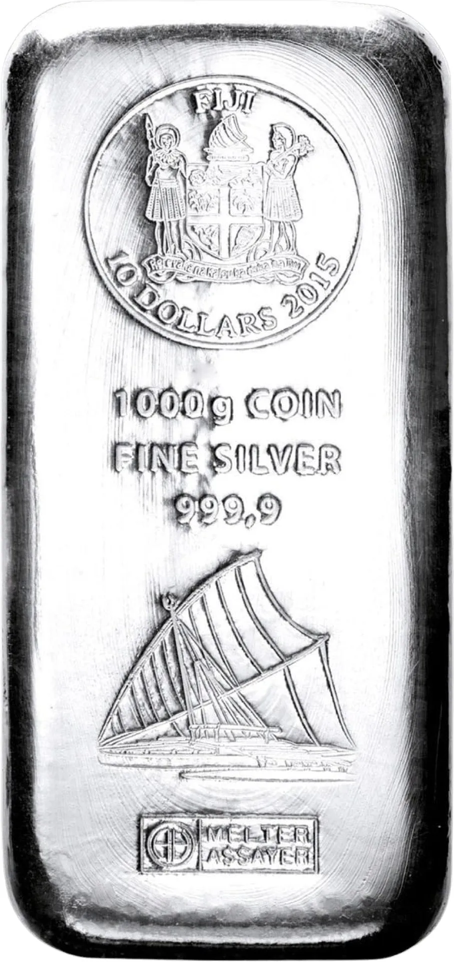 1kg Silver Fiji Coin Bar (Argor Heraeus)