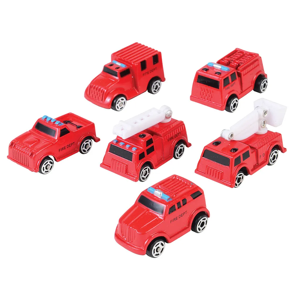 28-Piece Die Cast Micro Racers Playset with Pop-Up Cityscapes