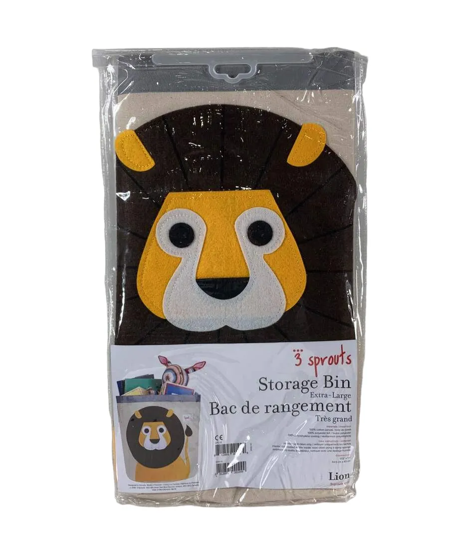 3 Sprouts Storage Bin, Lion