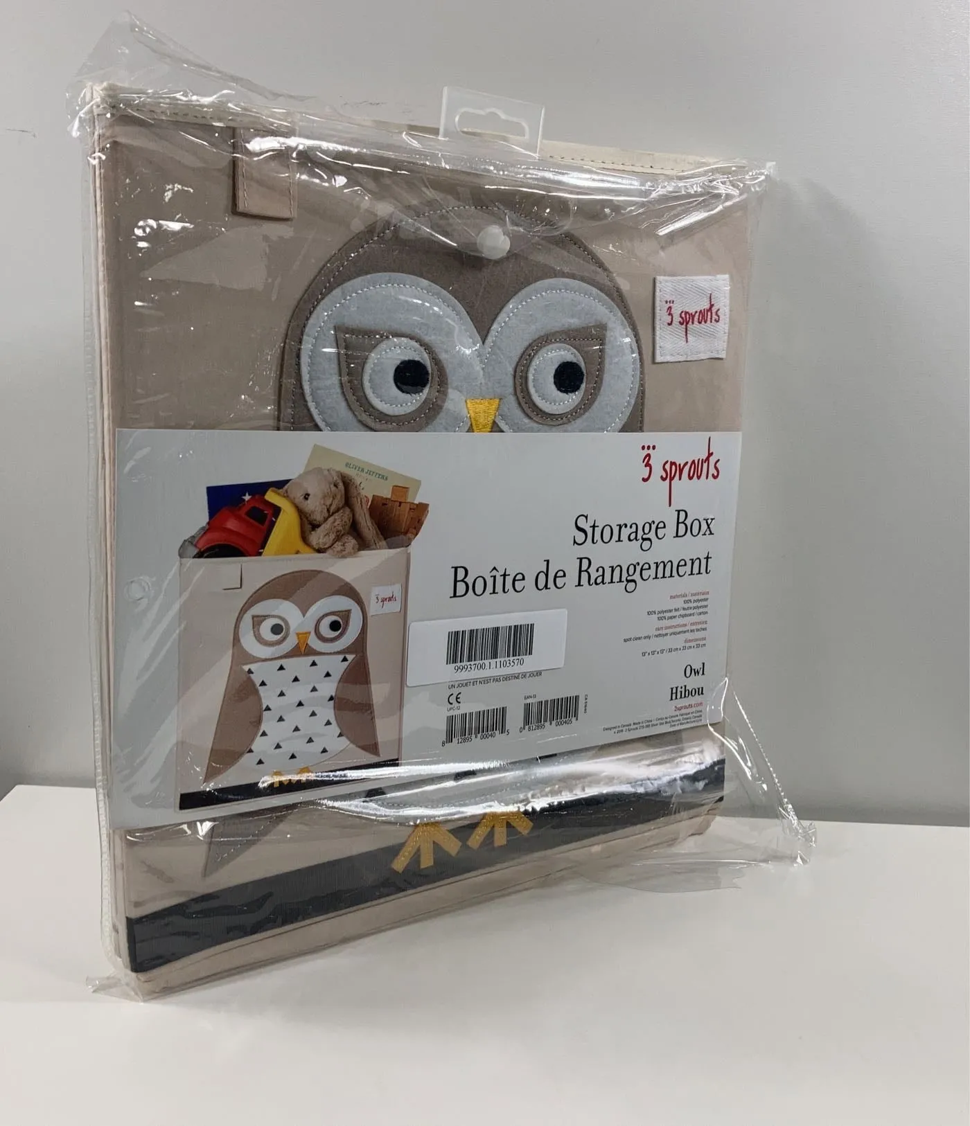 3 Sprouts Storage Box, Owl