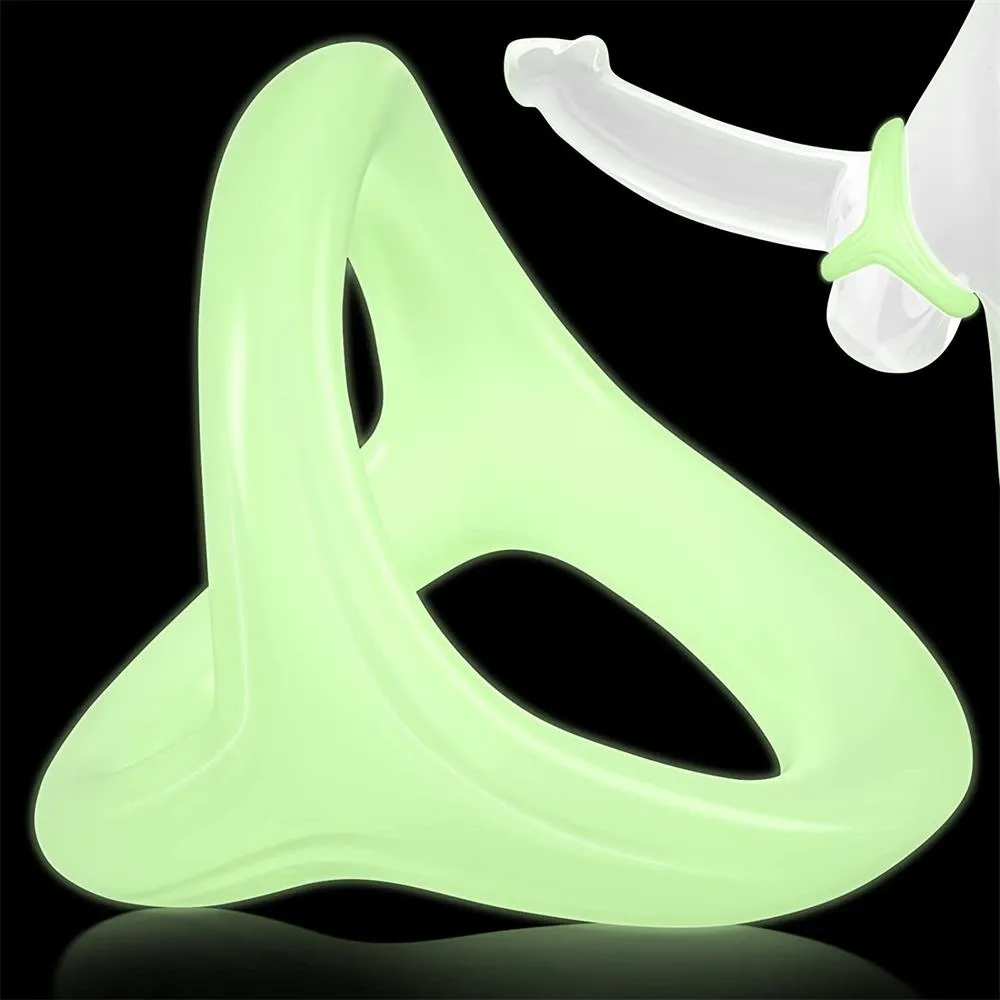 3pcs Silicone Penis Ring Triangle Stretchy Cock Ring