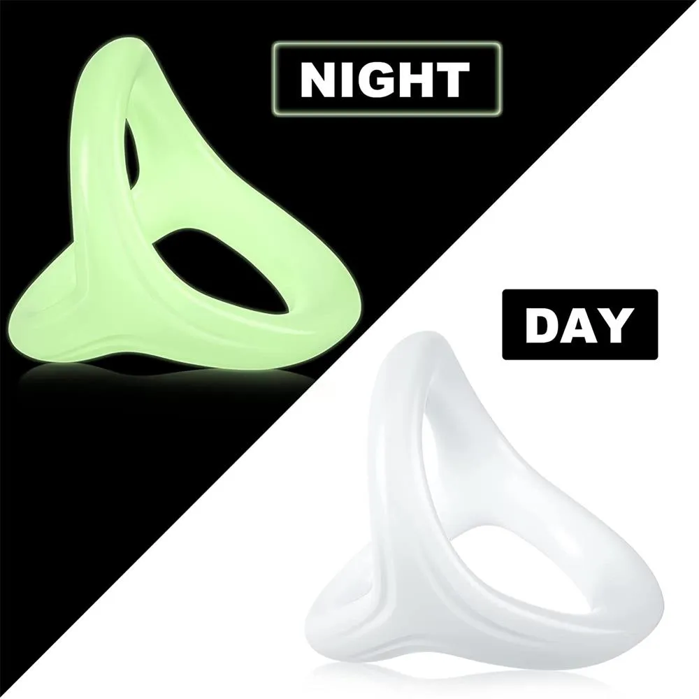3pcs Silicone Penis Ring Triangle Stretchy Cock Ring