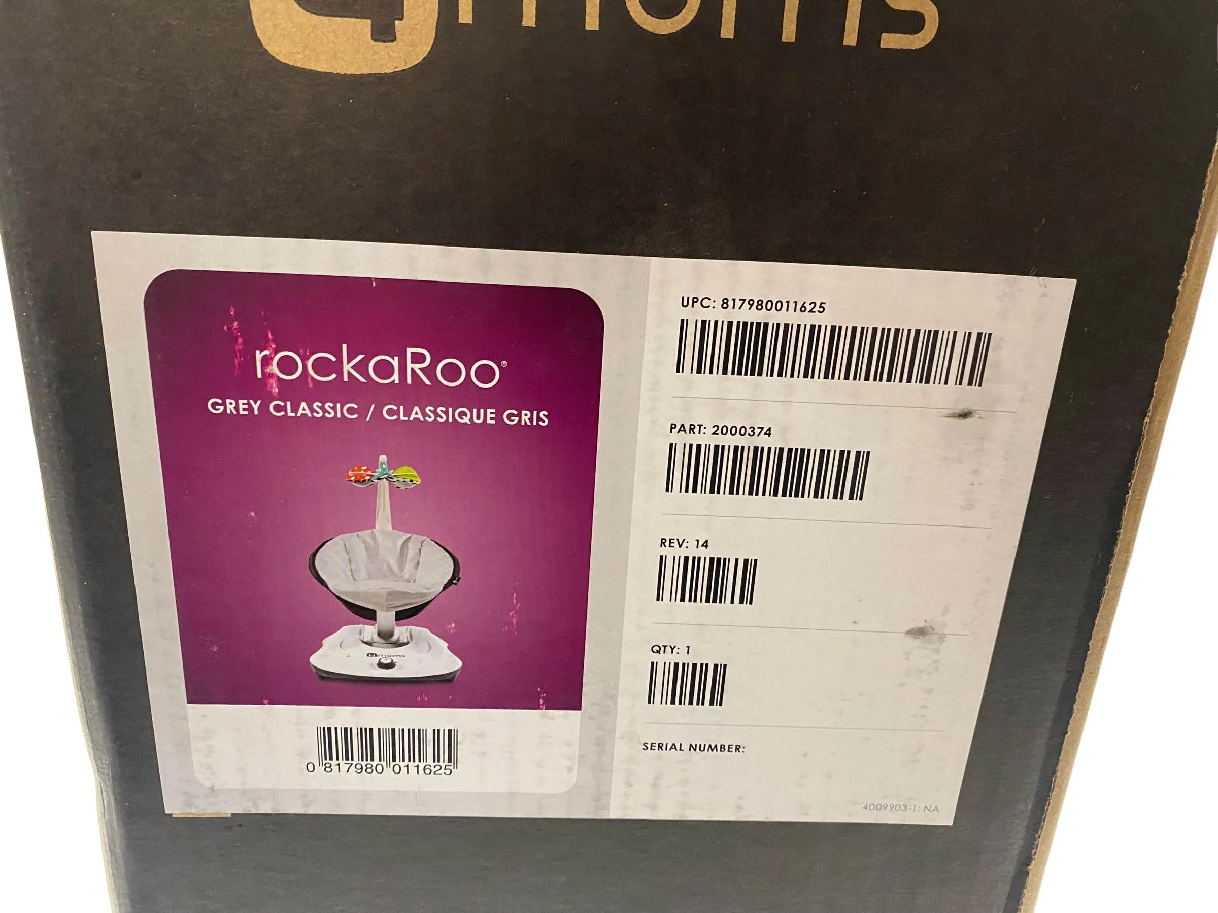 4moms RockaRoo, Grey Classic