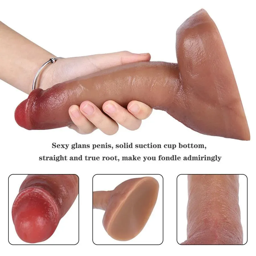 8 Inches Strong Suction Cup Realistic Dildo