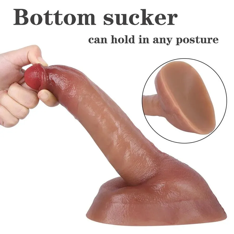 8 Inches Strong Suction Cup Realistic Dildo