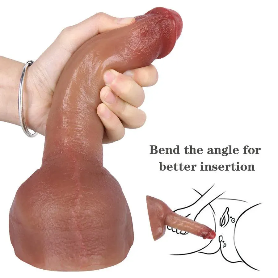 8 Inches Strong Suction Cup Realistic Dildo