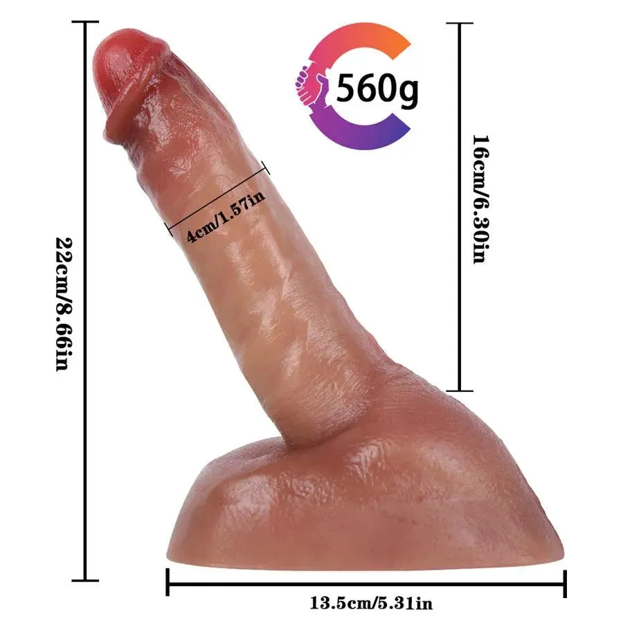 8 Inches Strong Suction Cup Realistic Dildo
