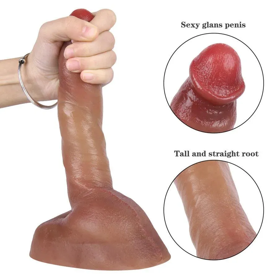8 Inches Strong Suction Cup Realistic Dildo