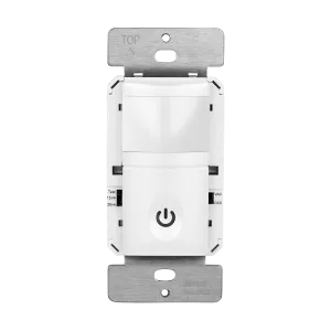8PK 180° PIR Vacancy Motion Sensor Wall Switch, Single Pole