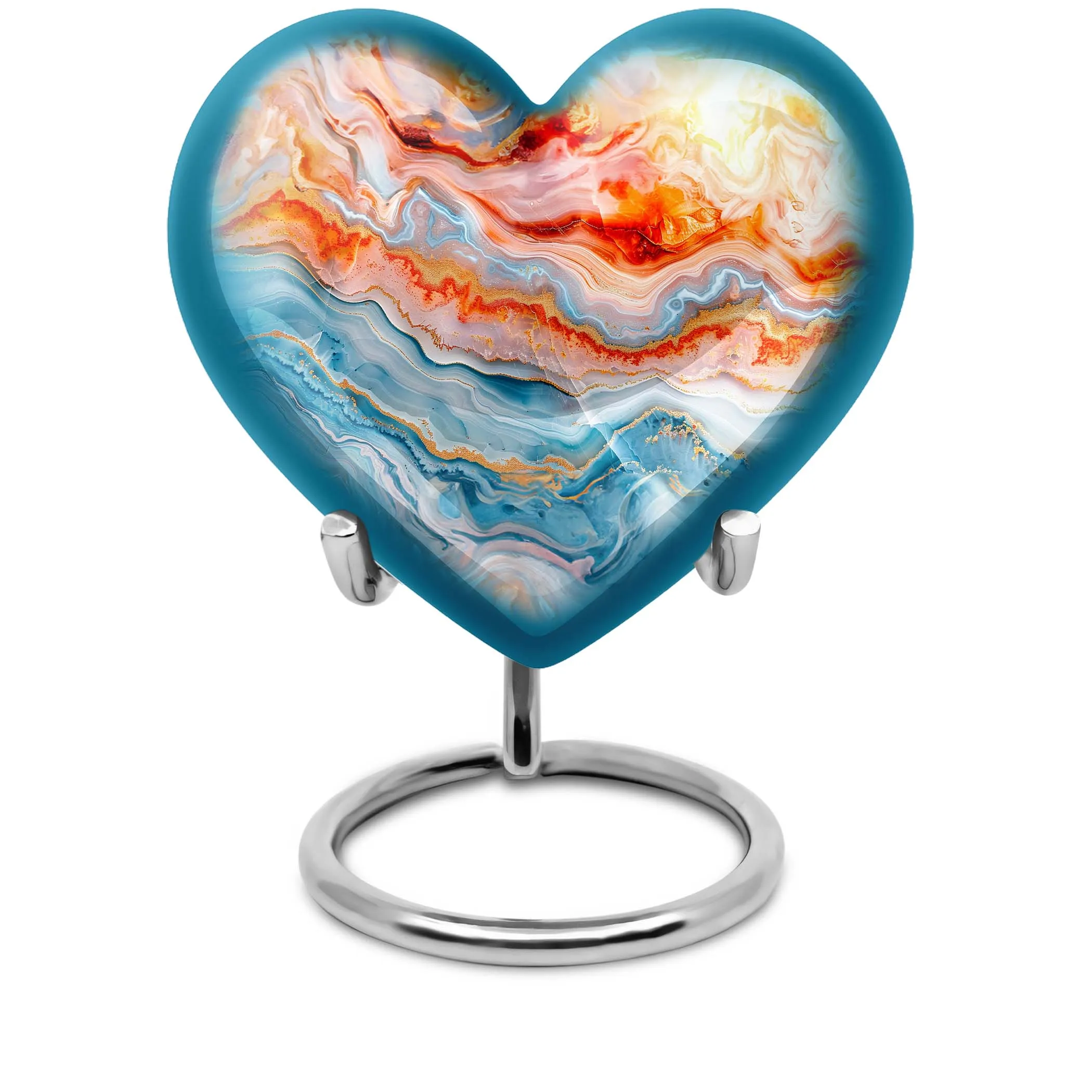 Abstract Elegance: Large Memorial Urn, Tribute for Adults