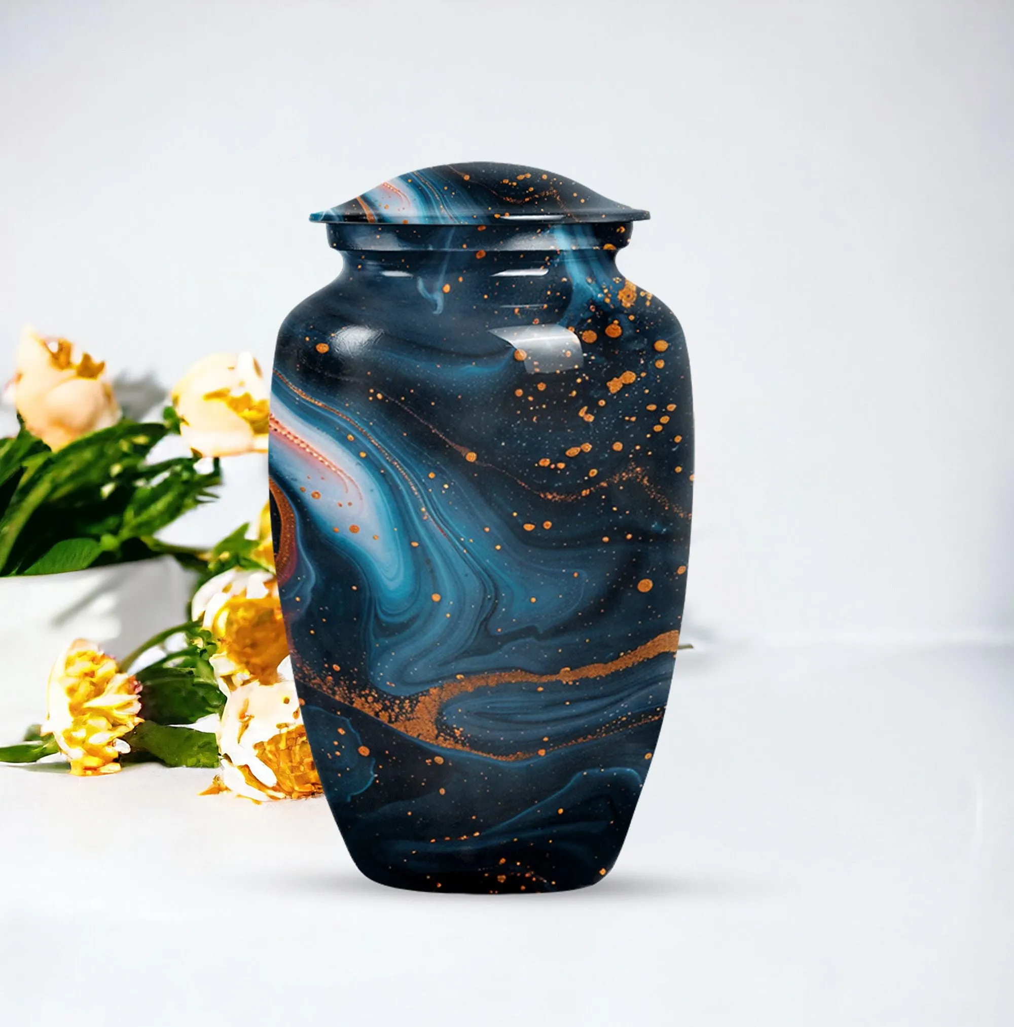 Abstract Elegy: Large Capacity Burial Urn for Shroudment