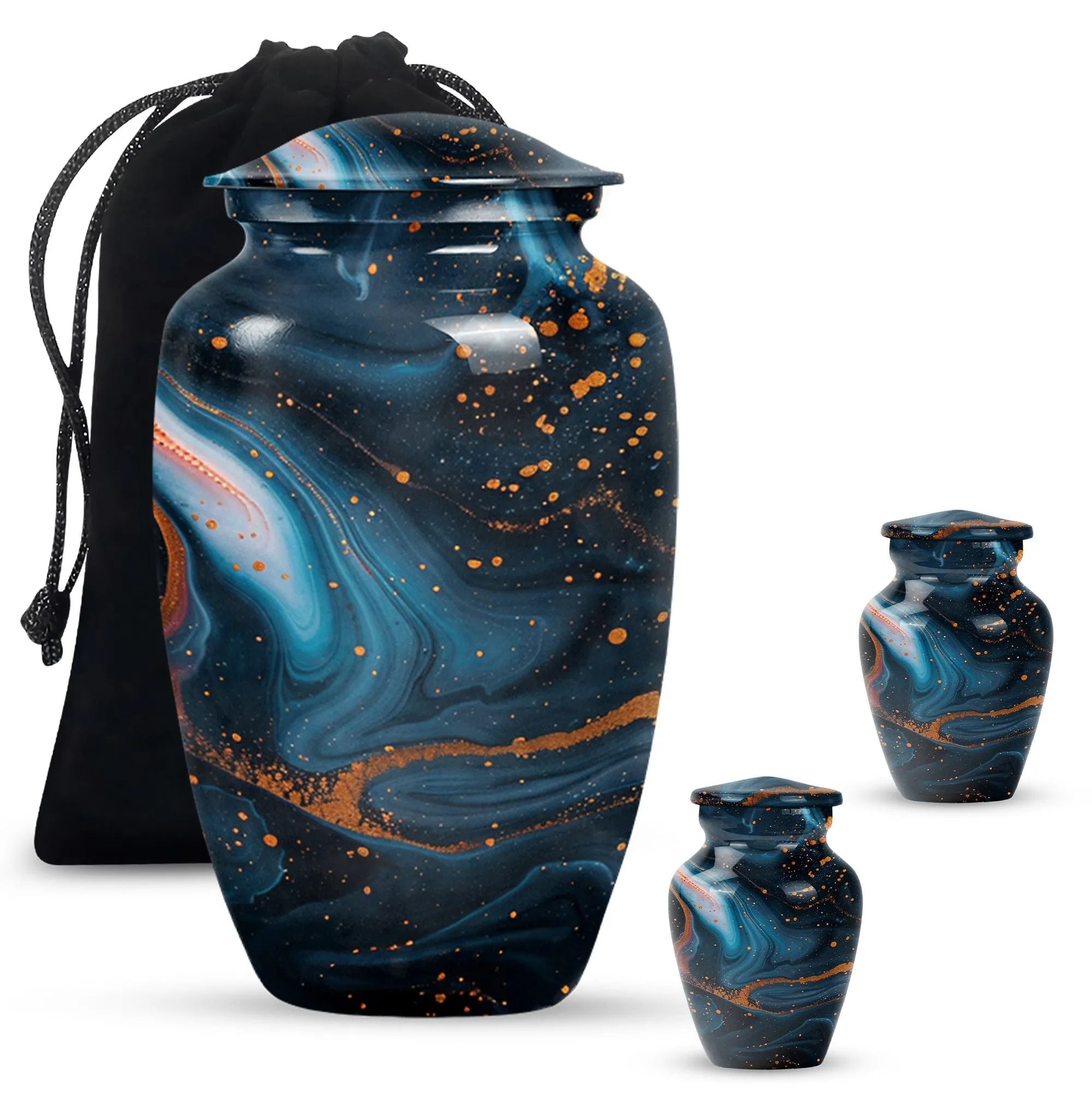 Abstract Elegy: Large Capacity Burial Urn for Shroudment