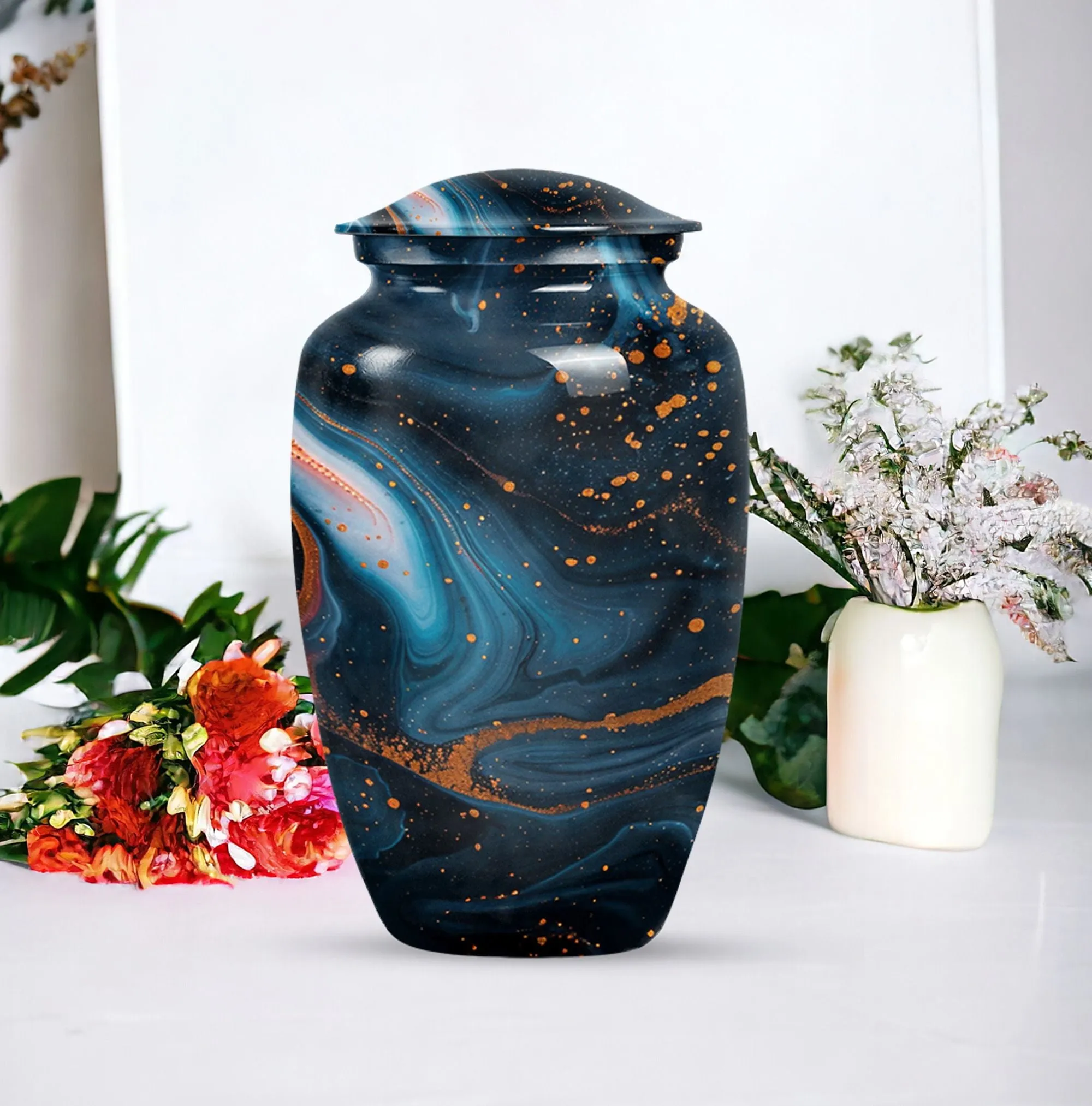 Abstract Elegy: Large Capacity Burial Urn for Shroudment