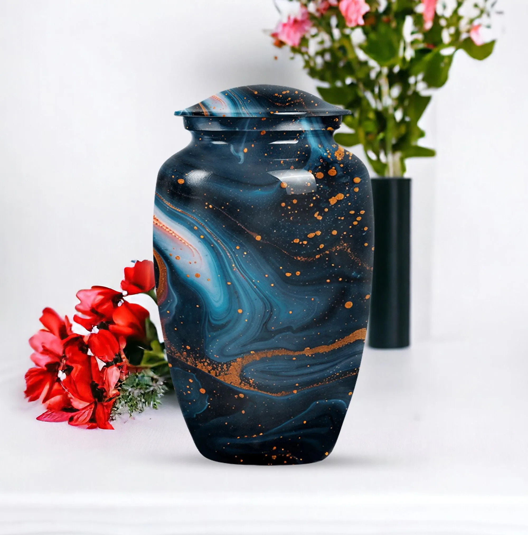Abstract Elegy: Large Capacity Burial Urn for Shroudment