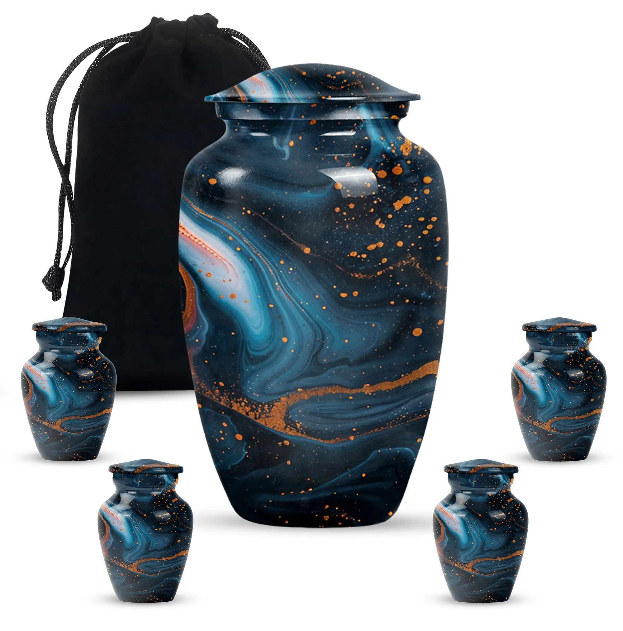 Abstract Elegy: Large Capacity Burial Urn for Shroudment