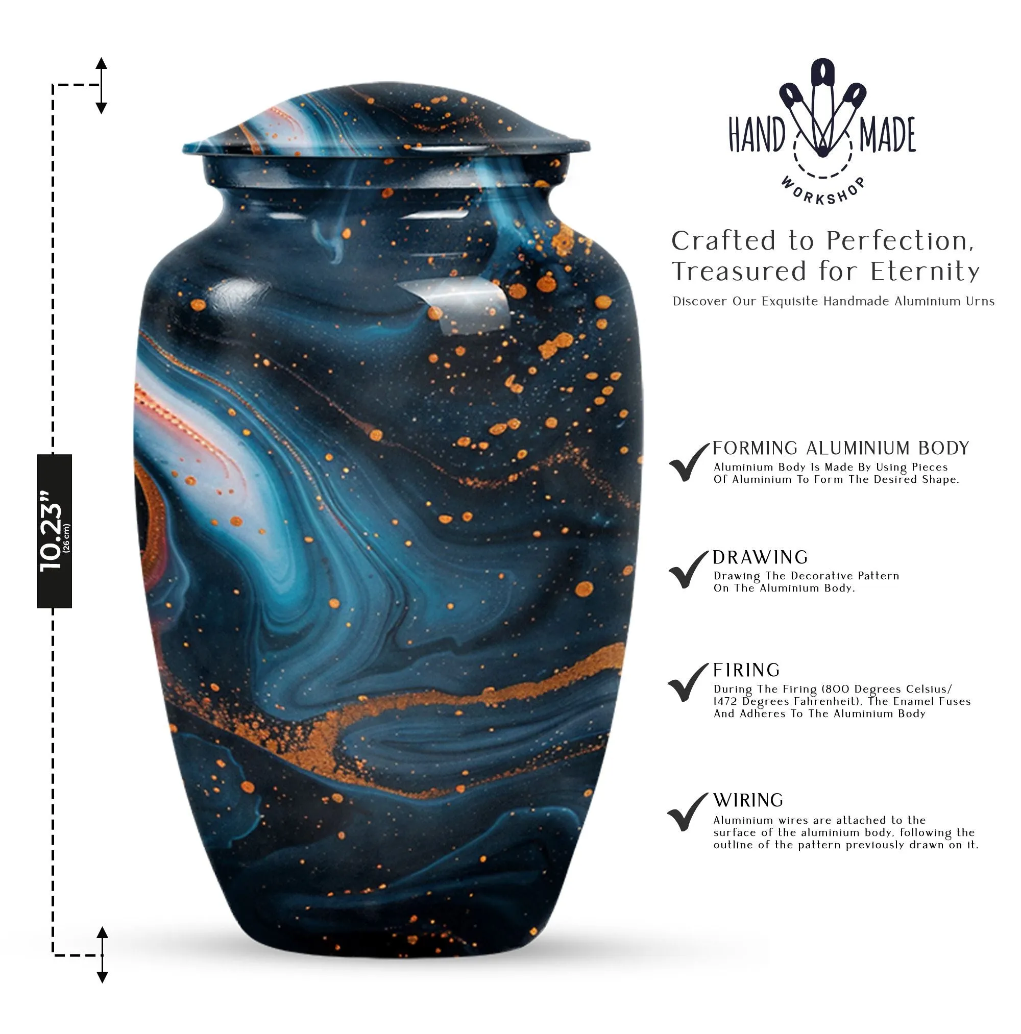 Abstract Elegy: Large Capacity Burial Urn for Shroudment