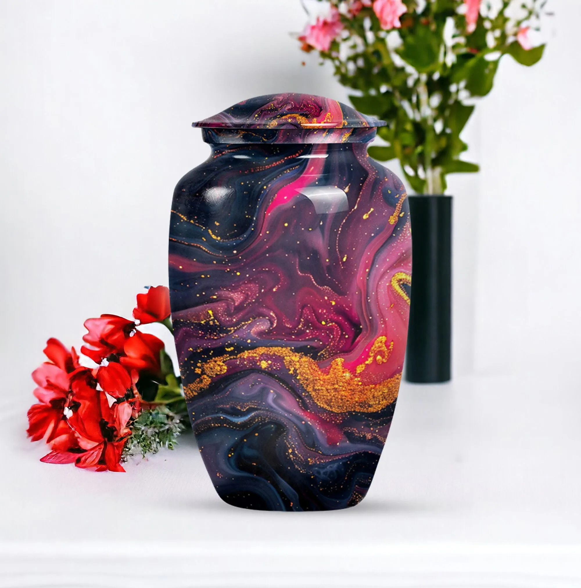 Abstract Urn Feminine Touch - Funeral Cremation Containers