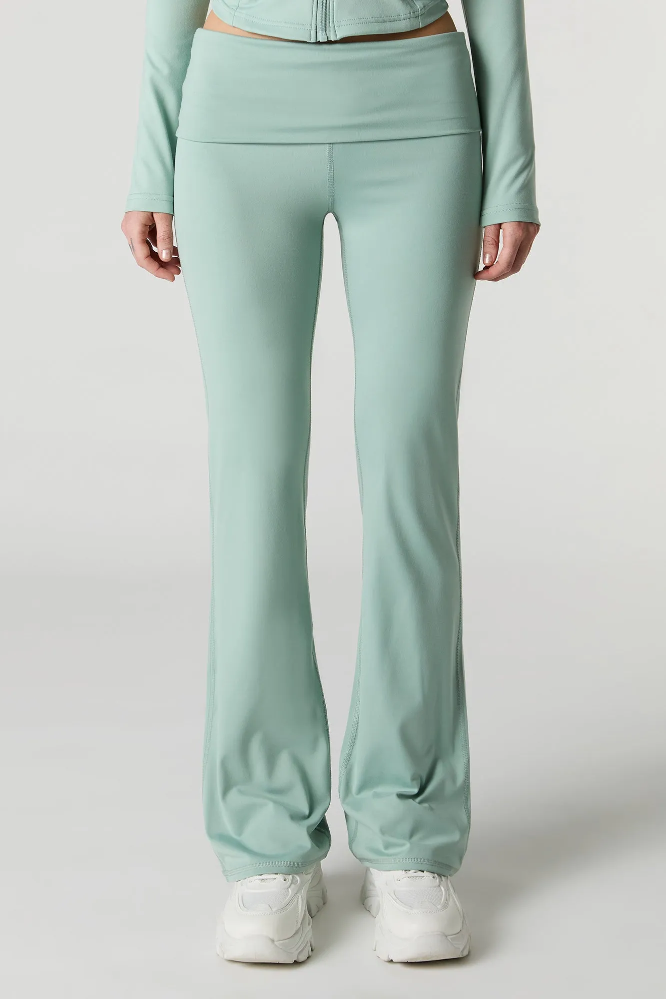 Active Foldover Waist Flare Pant