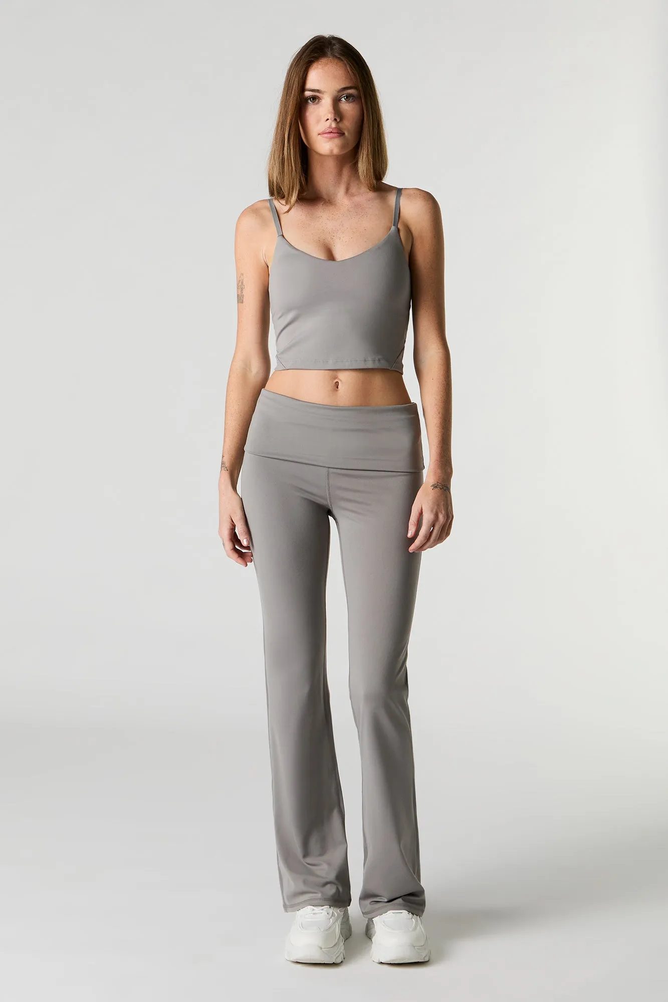Active Foldover Waist Flare Pant