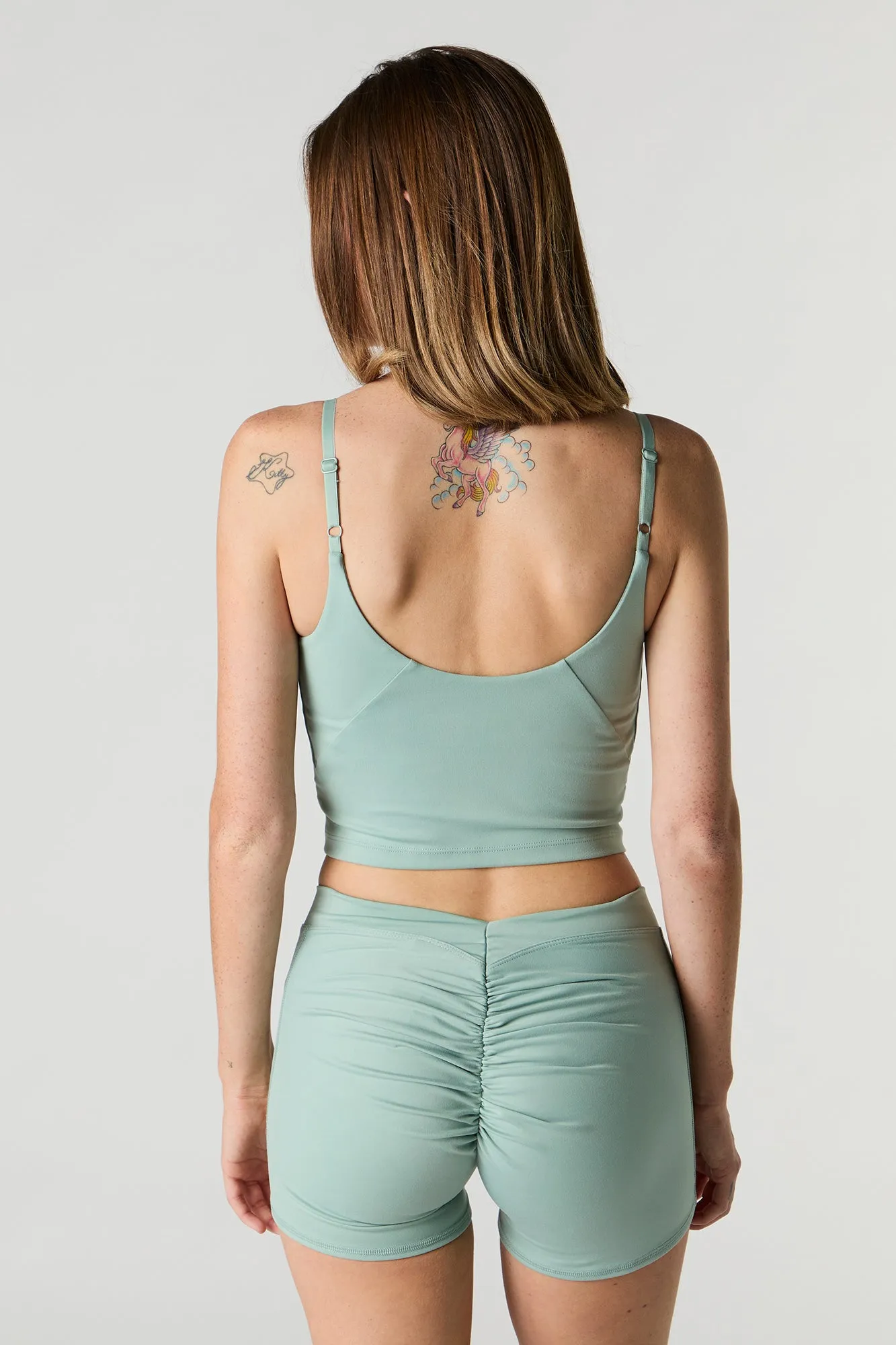 Active Ruched Back Short