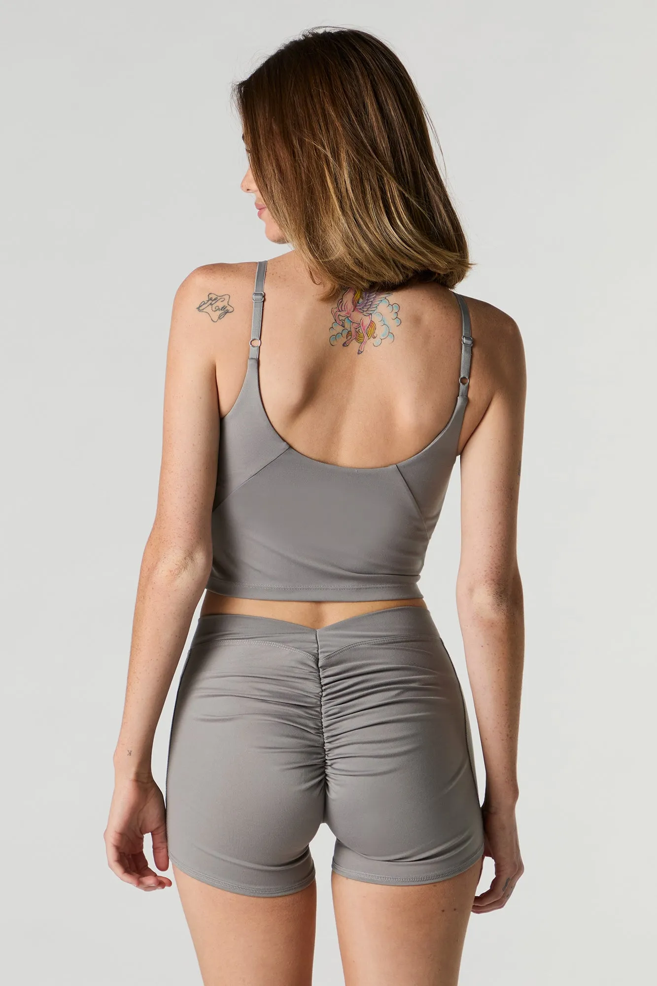 Active Ruched Back Short