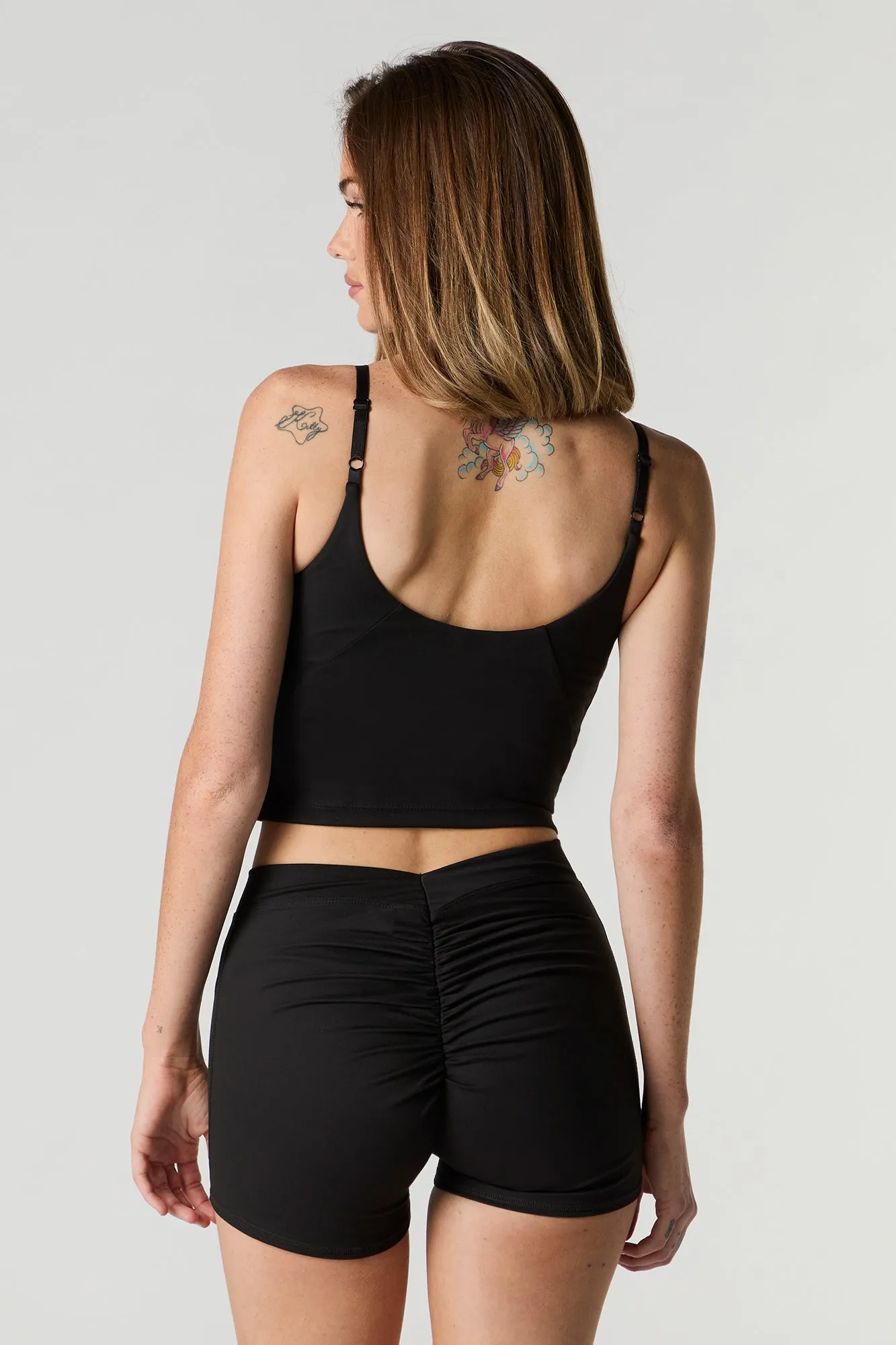 Active Ruched Back Short