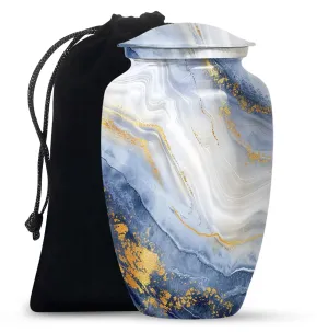 Artistic Design Memorial Tribute: Majestic Abstract Urn for Ashes