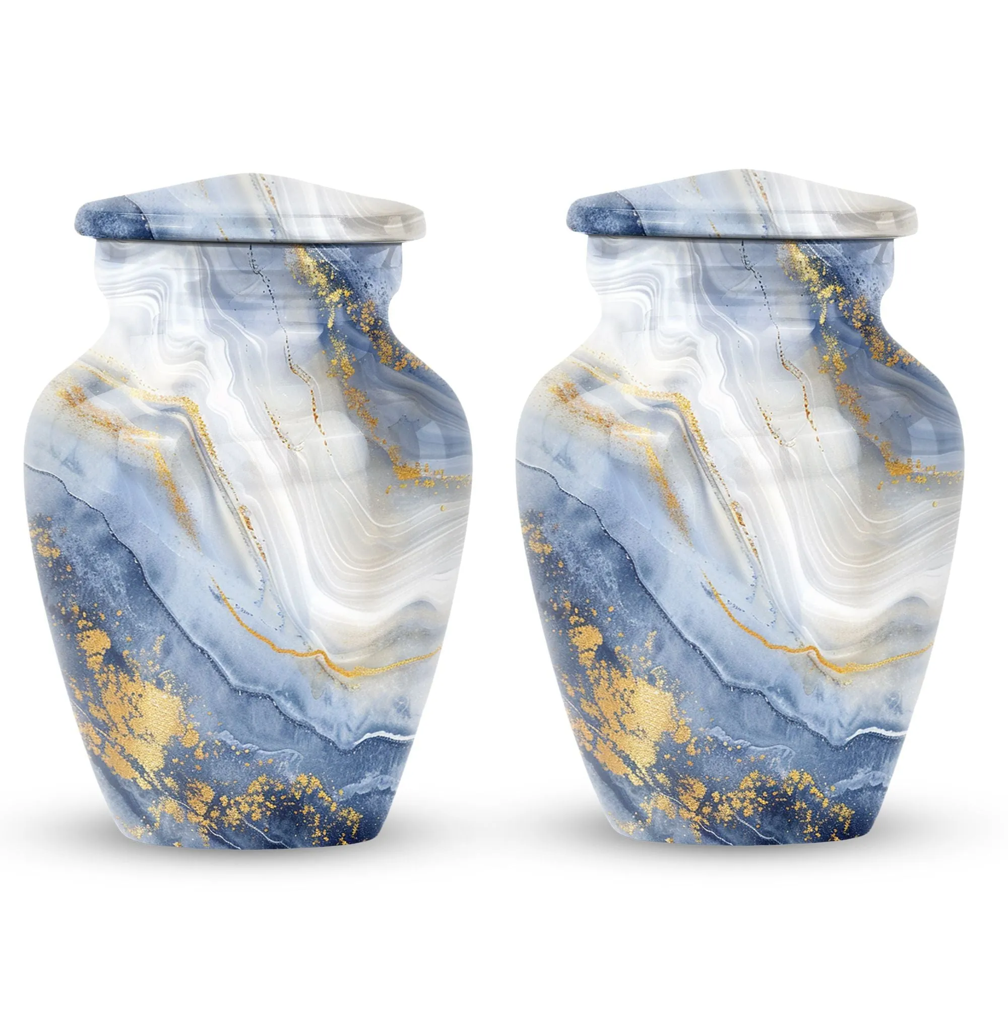 Artistic Design Memorial Tribute: Majestic Abstract Urn for Ashes