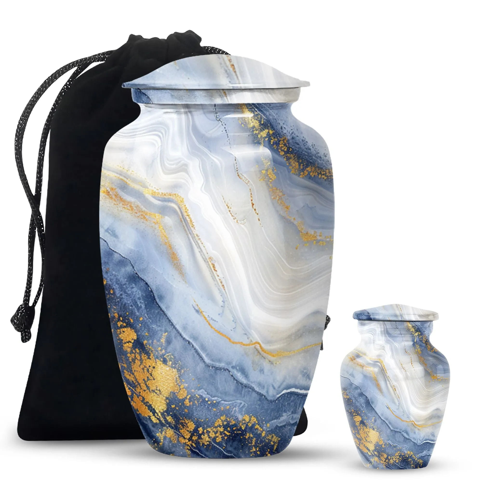 Artistic Design Memorial Tribute: Majestic Abstract Urn for Ashes