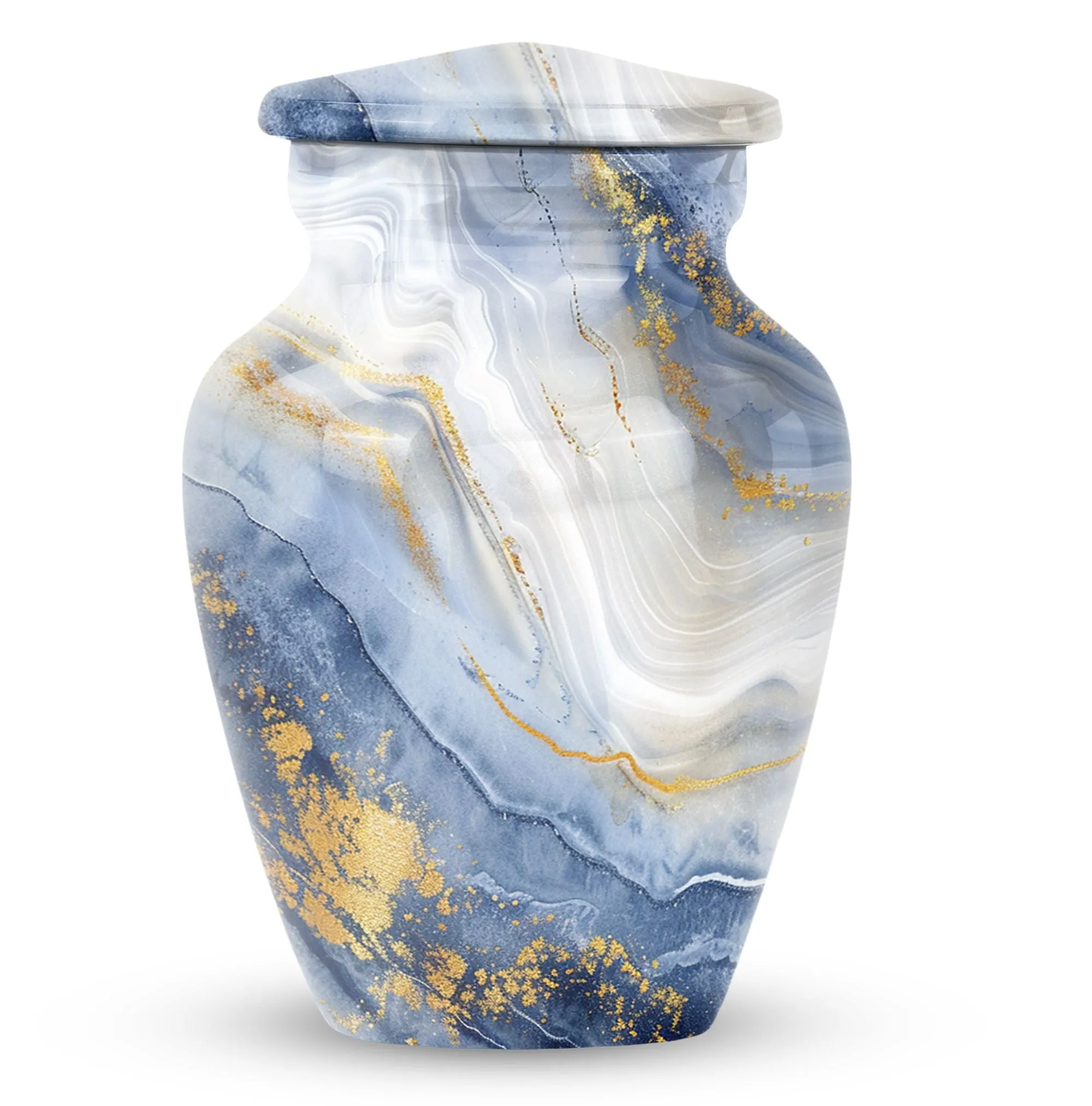Artistic Design Memorial Tribute: Majestic Abstract Urn for Ashes
