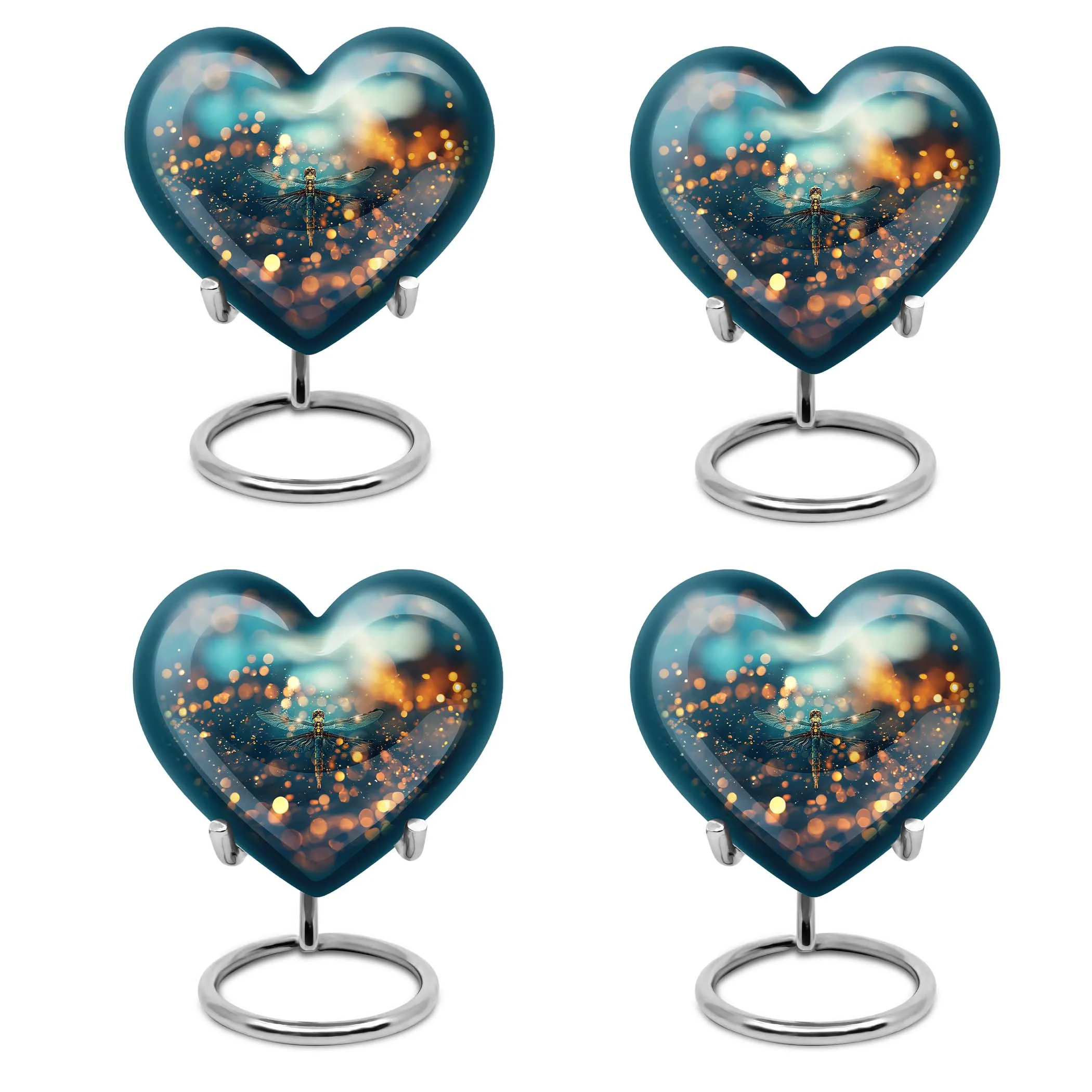 Artistic Dragonfly Tribute: Heartfelt Large Memorial Cremation Urn