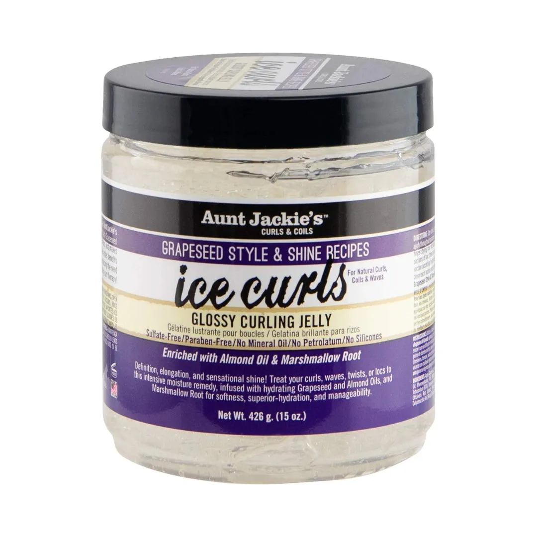 Aunt Jackie's Curls & Coils Ice Curls Glossy Curling Jelly - 15 oz