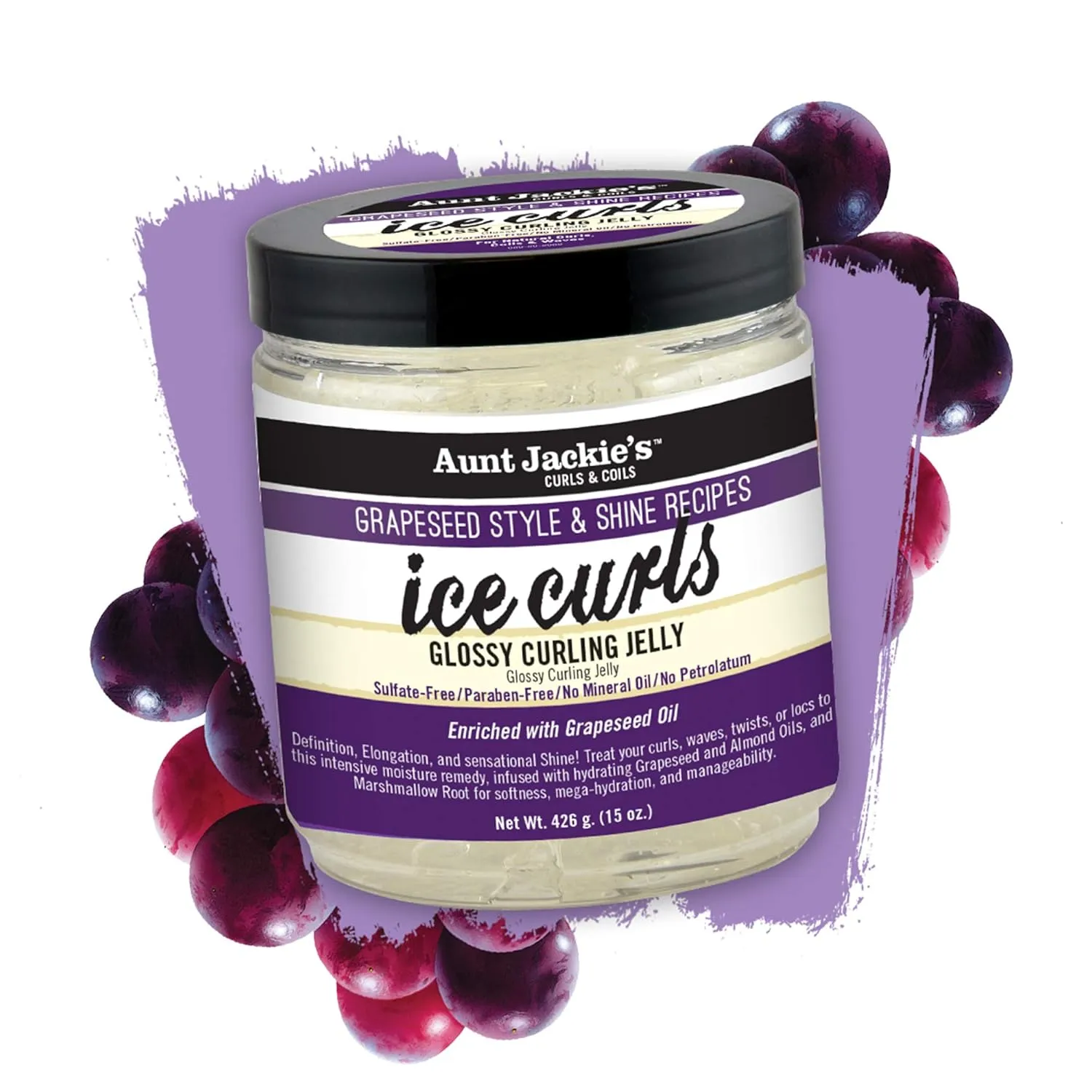Aunt Jackie's Curls & Coils Ice Curls Glossy Curling Jelly - 15 oz
