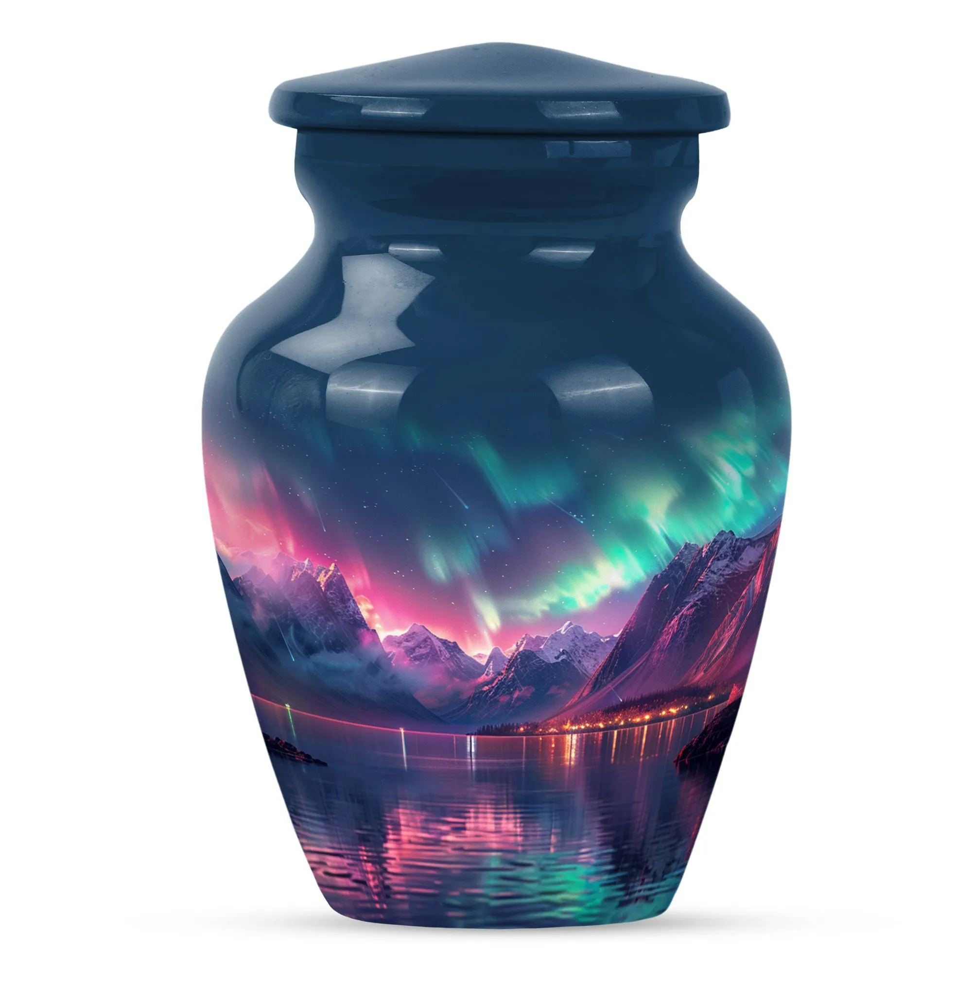 Aurora Borealis Cremation Urns For Ashes Medium Memorial & Funeral Urn