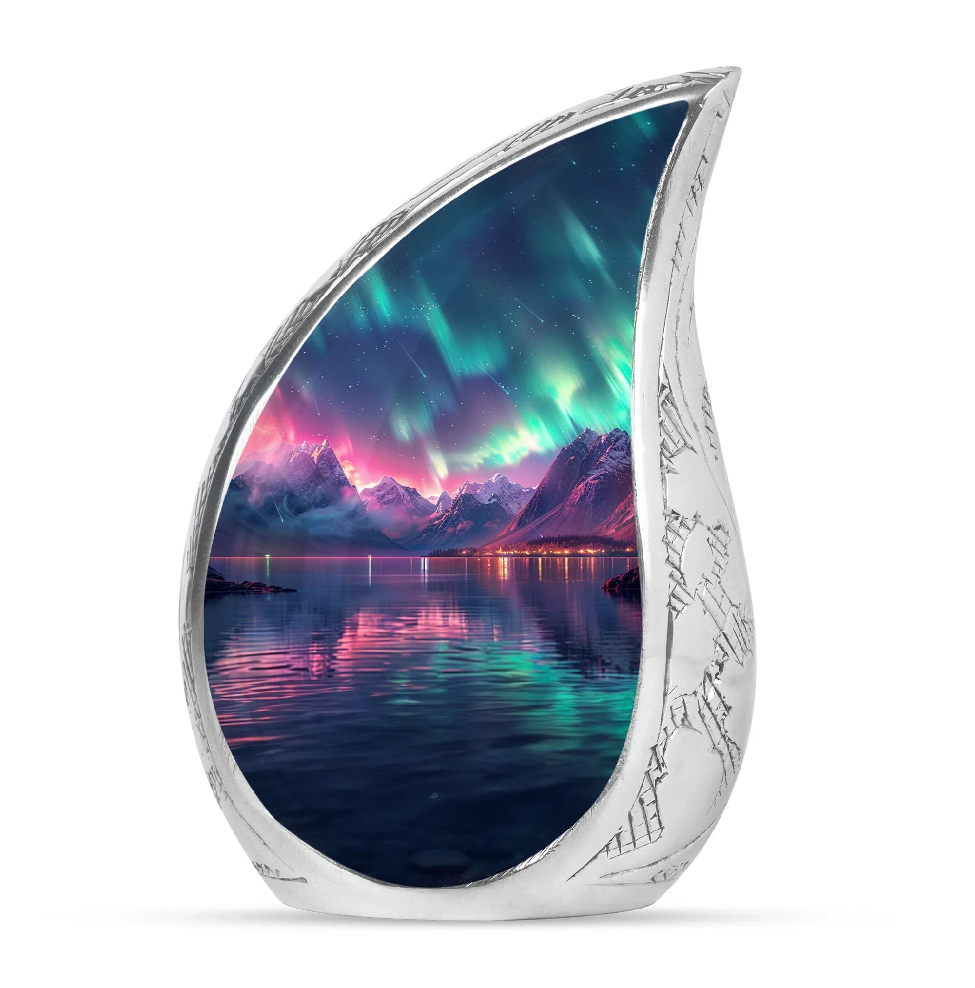 Aurora Borealis Cremation Urns For Ashes Medium Memorial & Funeral Urn