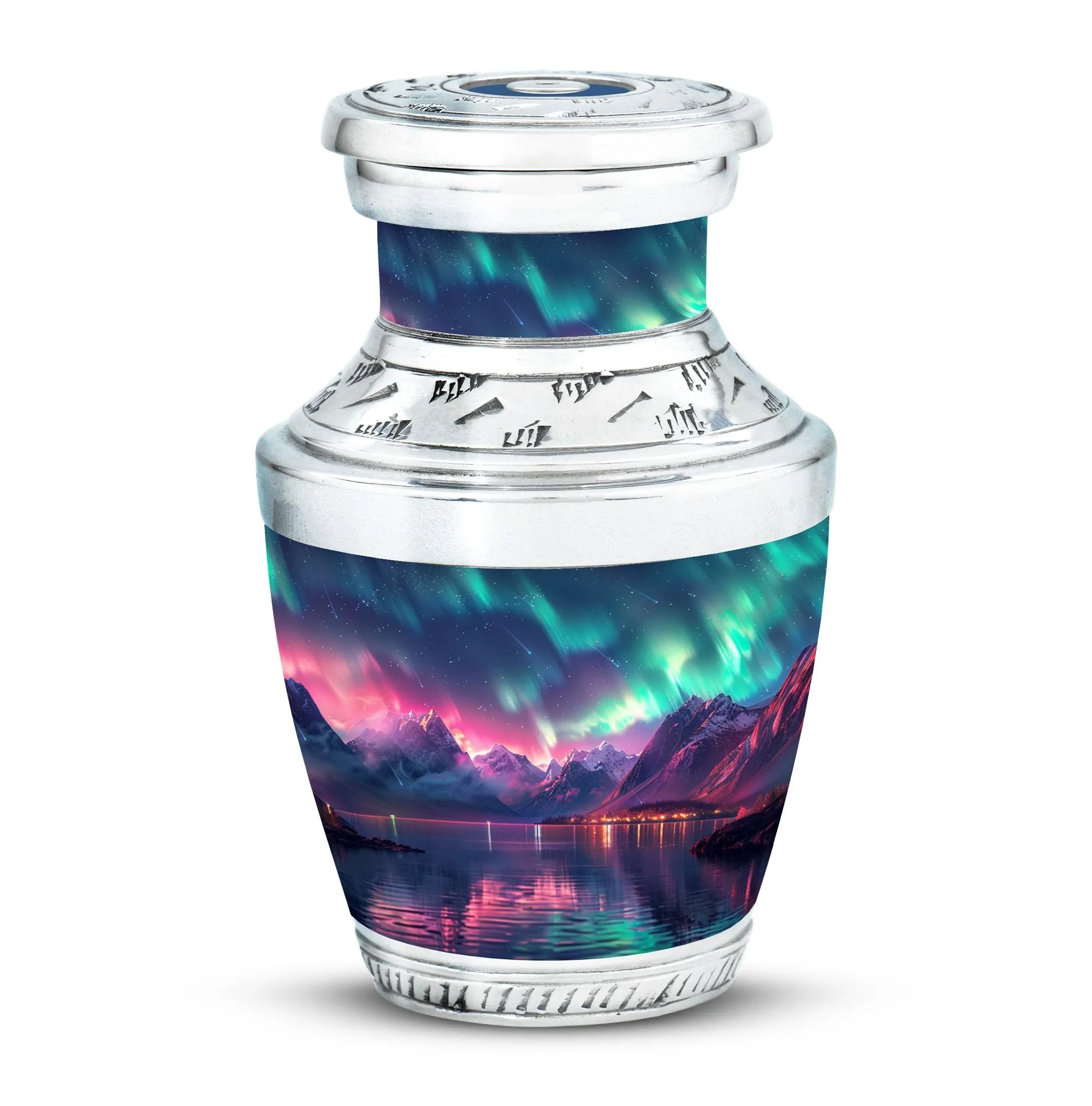 Aurora Borealis Cremation Urns For Ashes Medium Memorial & Funeral Urn
