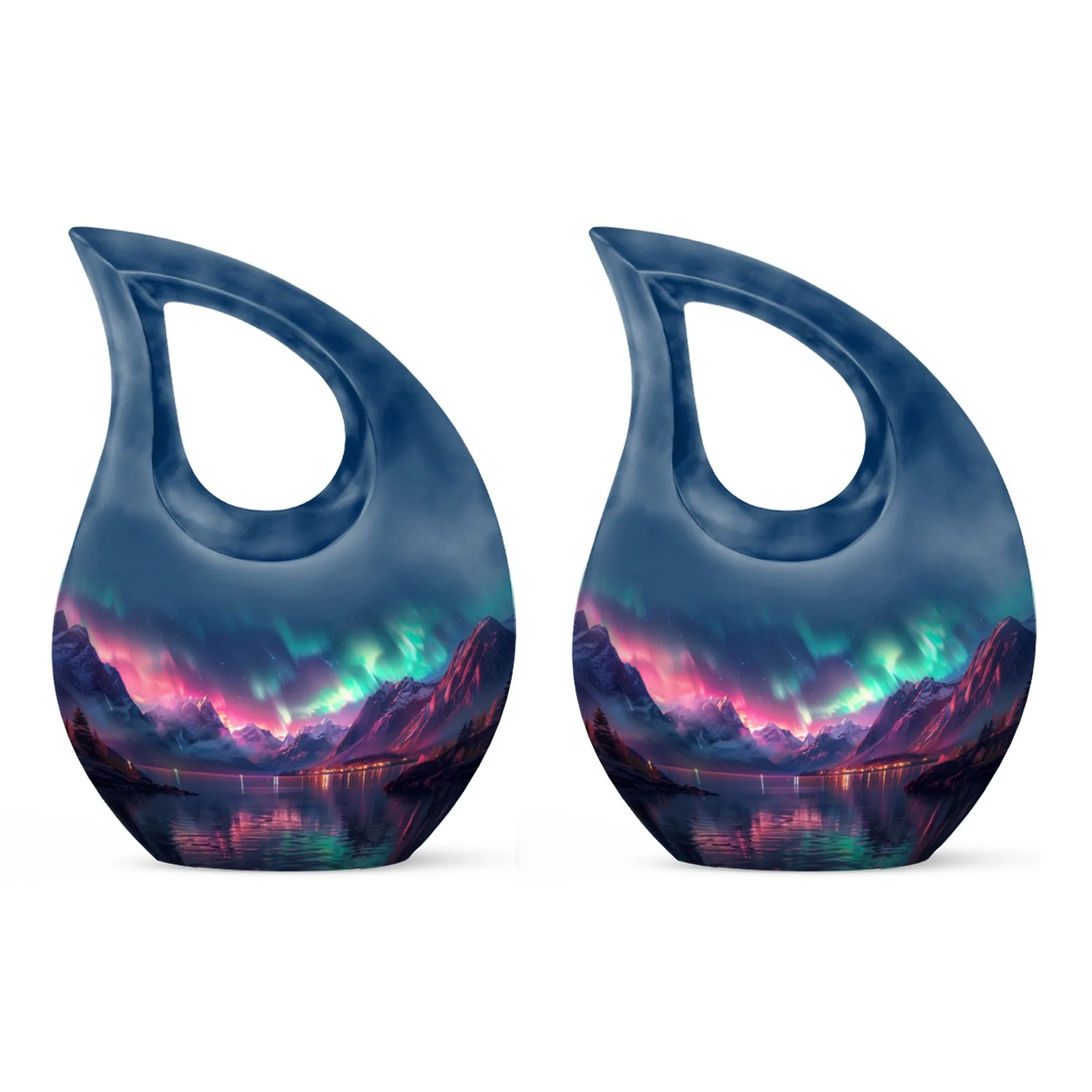 Aurora Borealis Cremation Urns For Ashes Medium Memorial & Funeral Urn