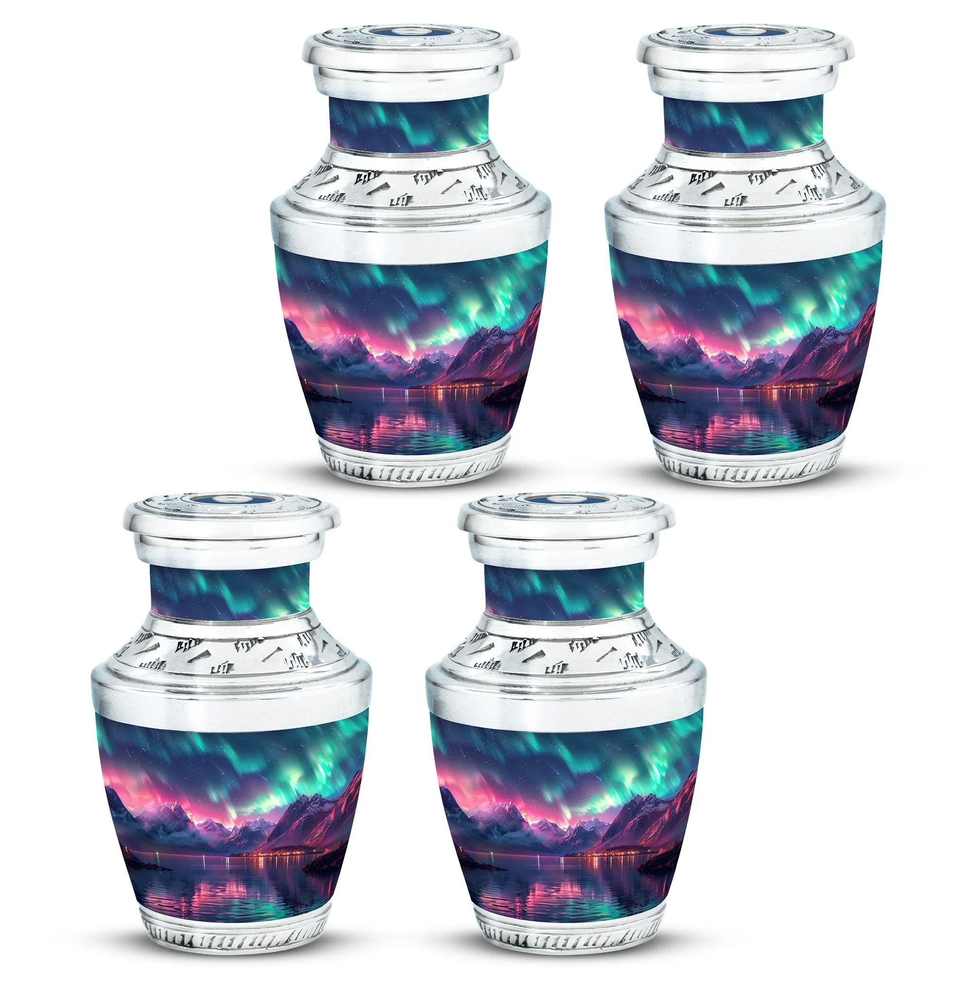 Aurora Borealis Cremation Urns For Ashes Medium Memorial & Funeral Urn