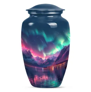 Aurora Borealis Cremation Urns For Ashes Medium Memorial & Funeral Urn