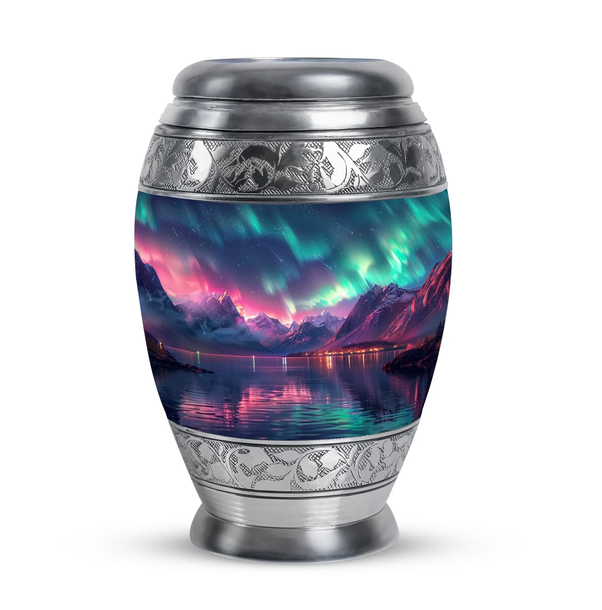 Aurora Borealis Cremation Urns For Ashes Medium Memorial & Funeral Urn