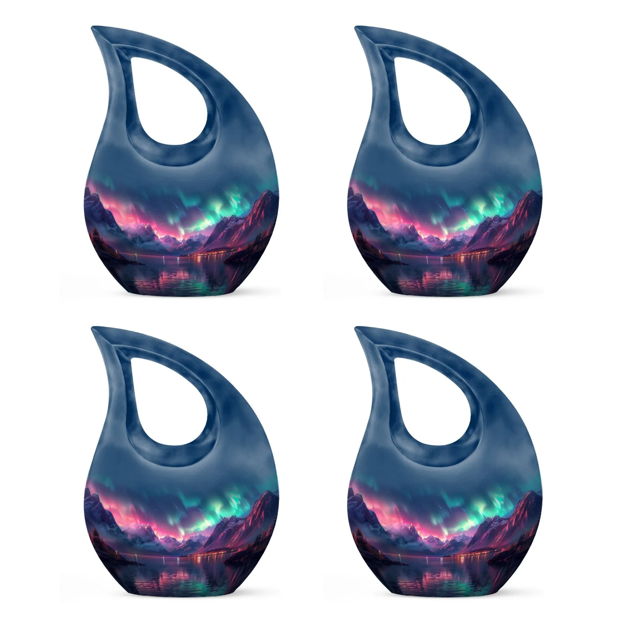 Aurora Borealis Cremation Urns For Ashes Medium Memorial & Funeral Urn