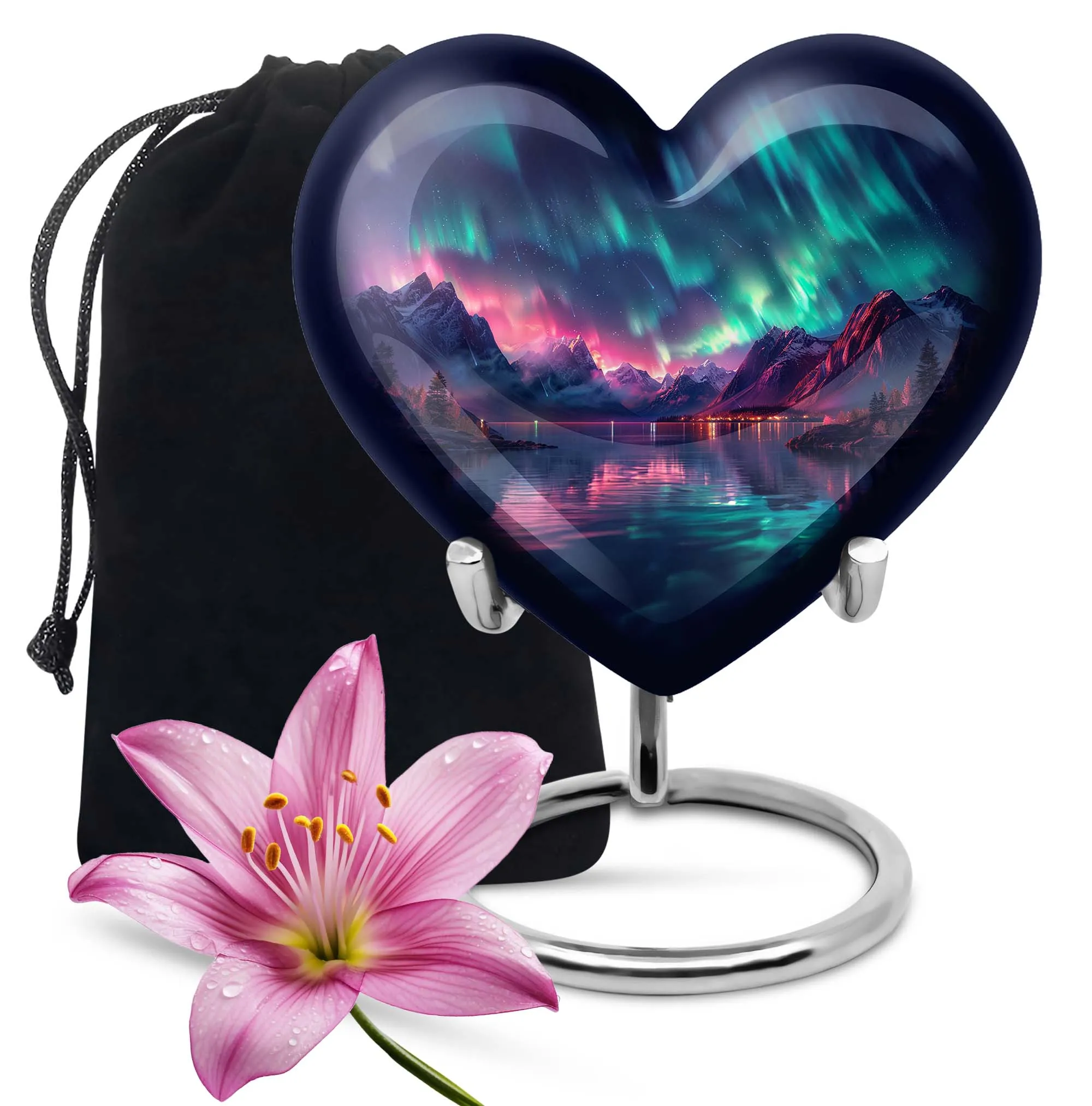 Aurora Borealis Cremation Urns For Ashes Medium Memorial & Funeral Urn