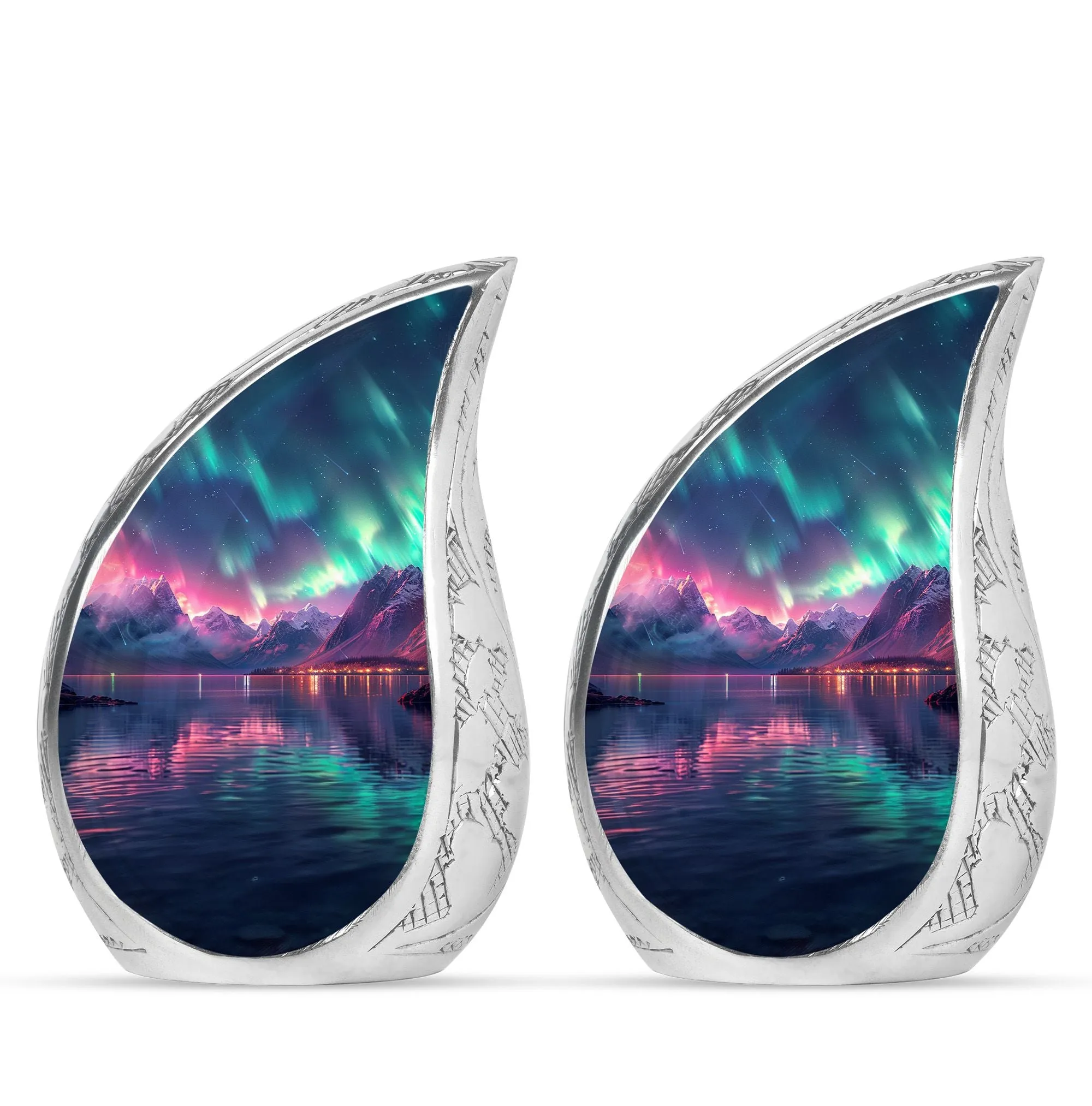 Aurora Borealis Cremation Urns For Ashes Medium Memorial & Funeral Urn