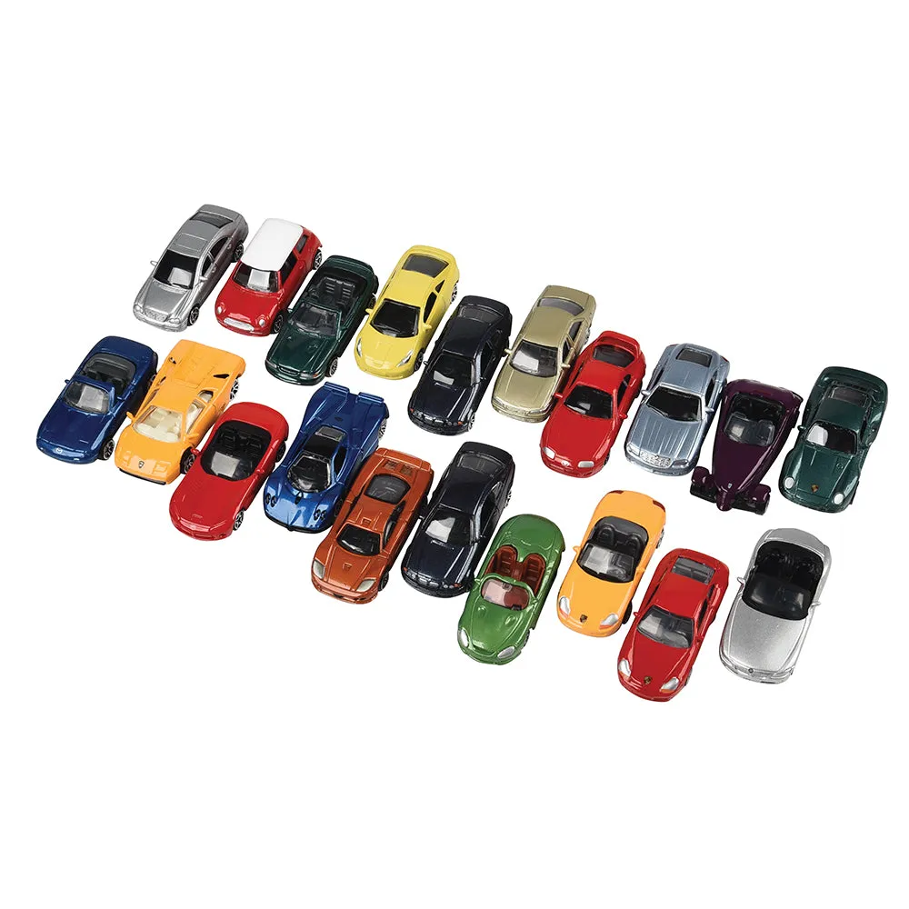 Authentically Designed Die-Cast Cars | 20 Piece Super Wheels