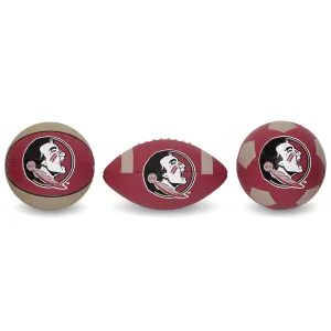 Baden Seminole Logo 3pk Rubber Micro Sports Ball Set