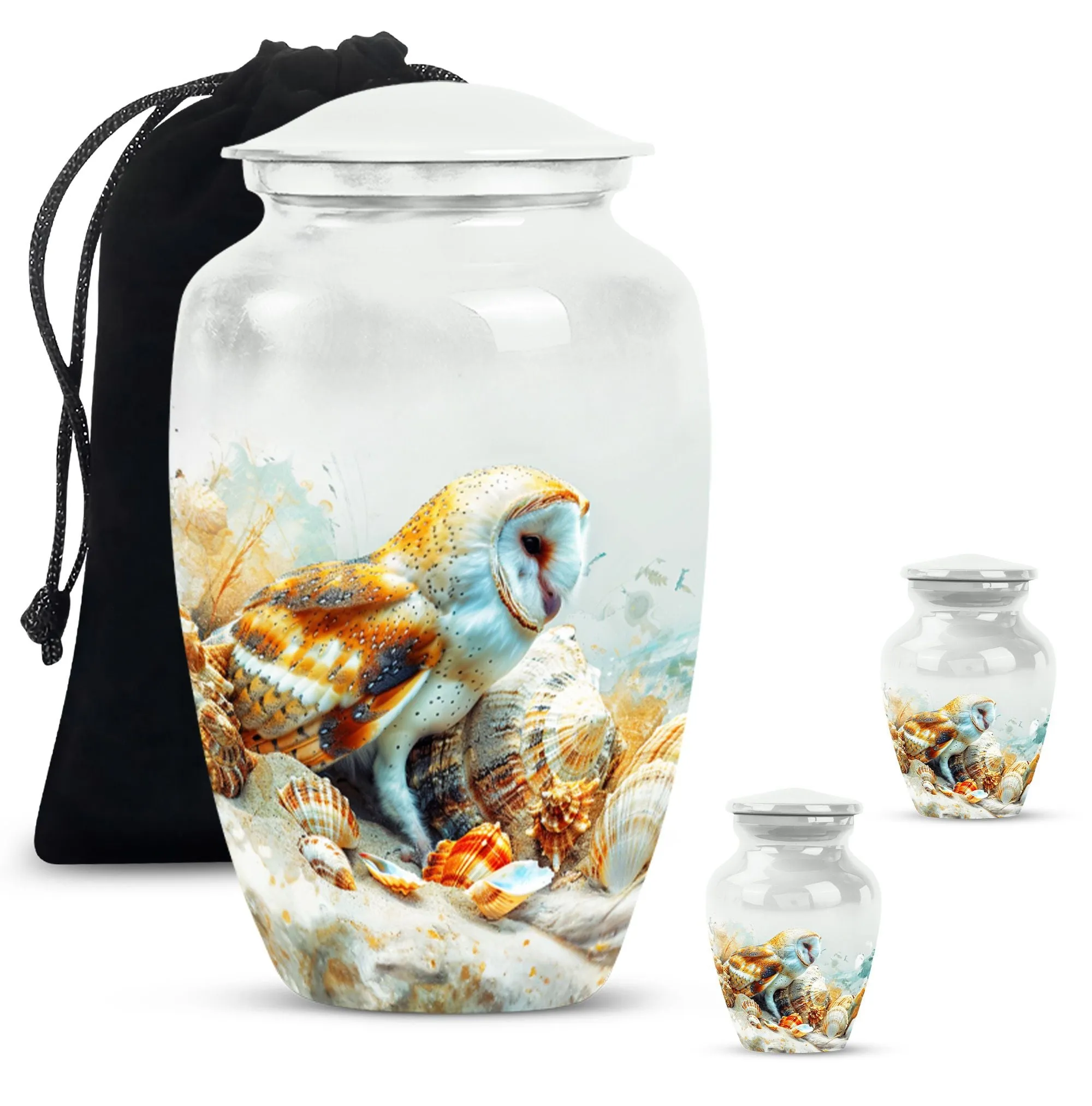 Barn Owl Cremation Memory Urn, An Homage To Motherhood