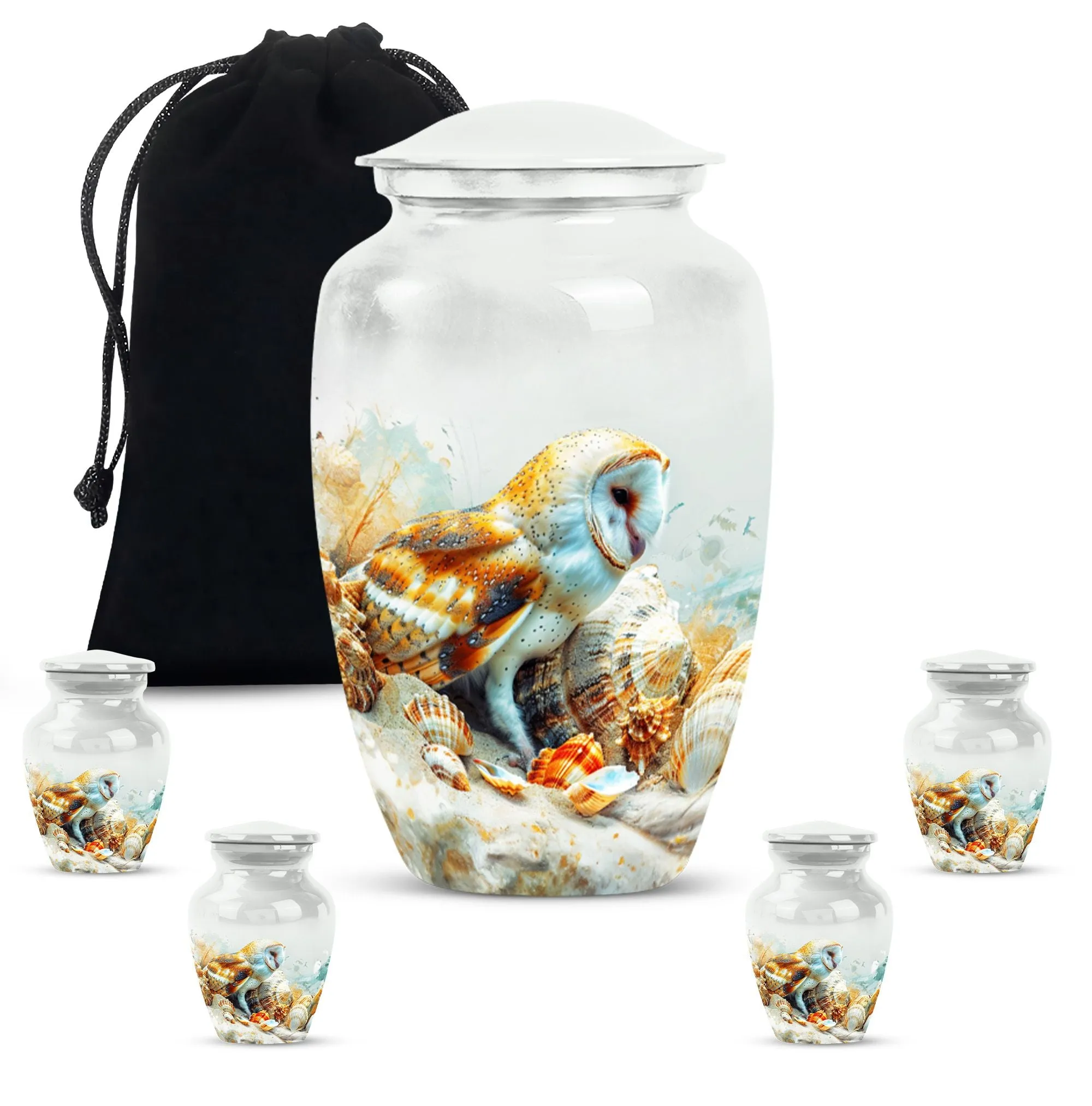 Barn Owl Cremation Memory Urn, An Homage To Motherhood