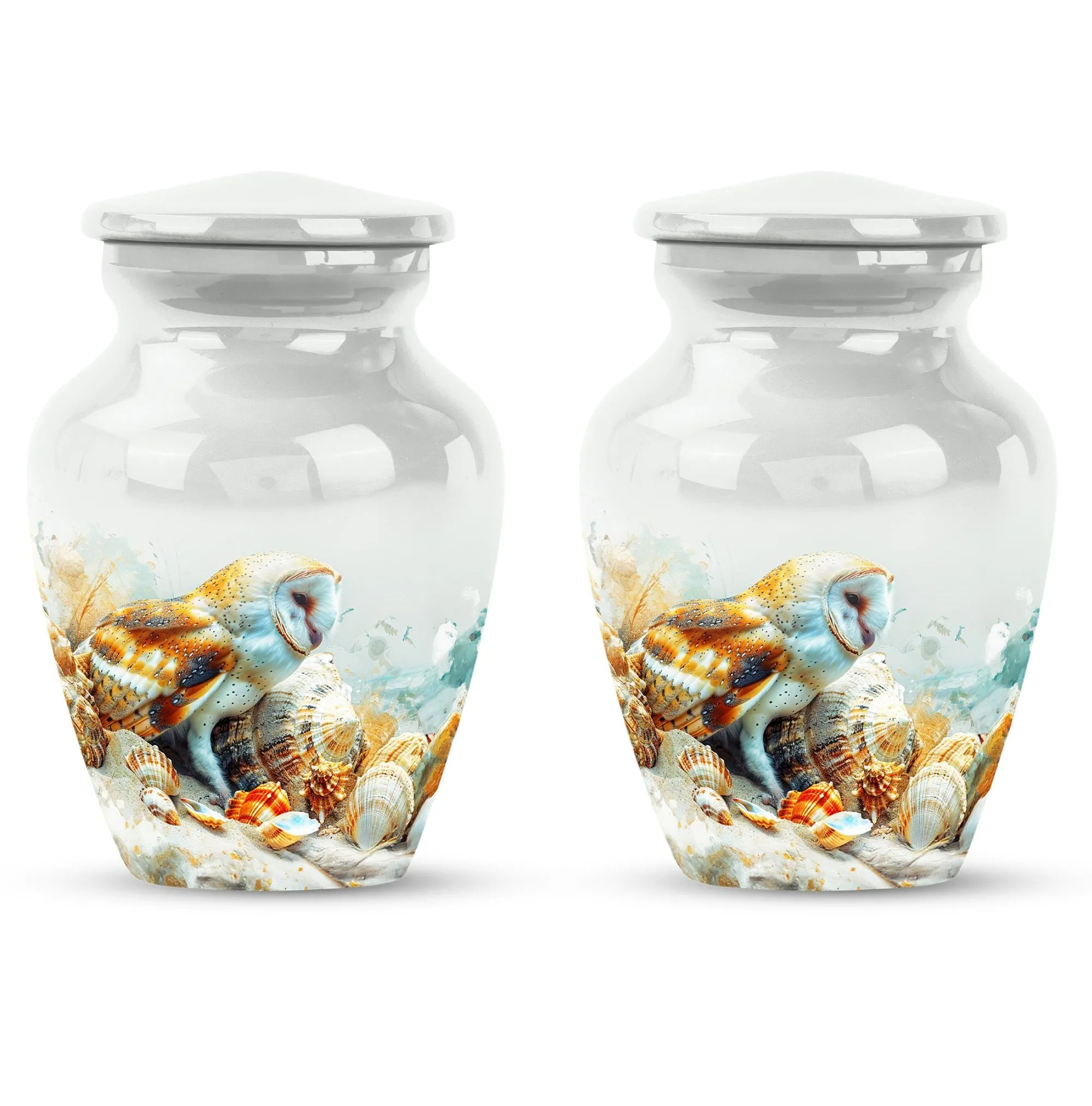 Barn Owl Cremation Memory Urn, An Homage To Motherhood