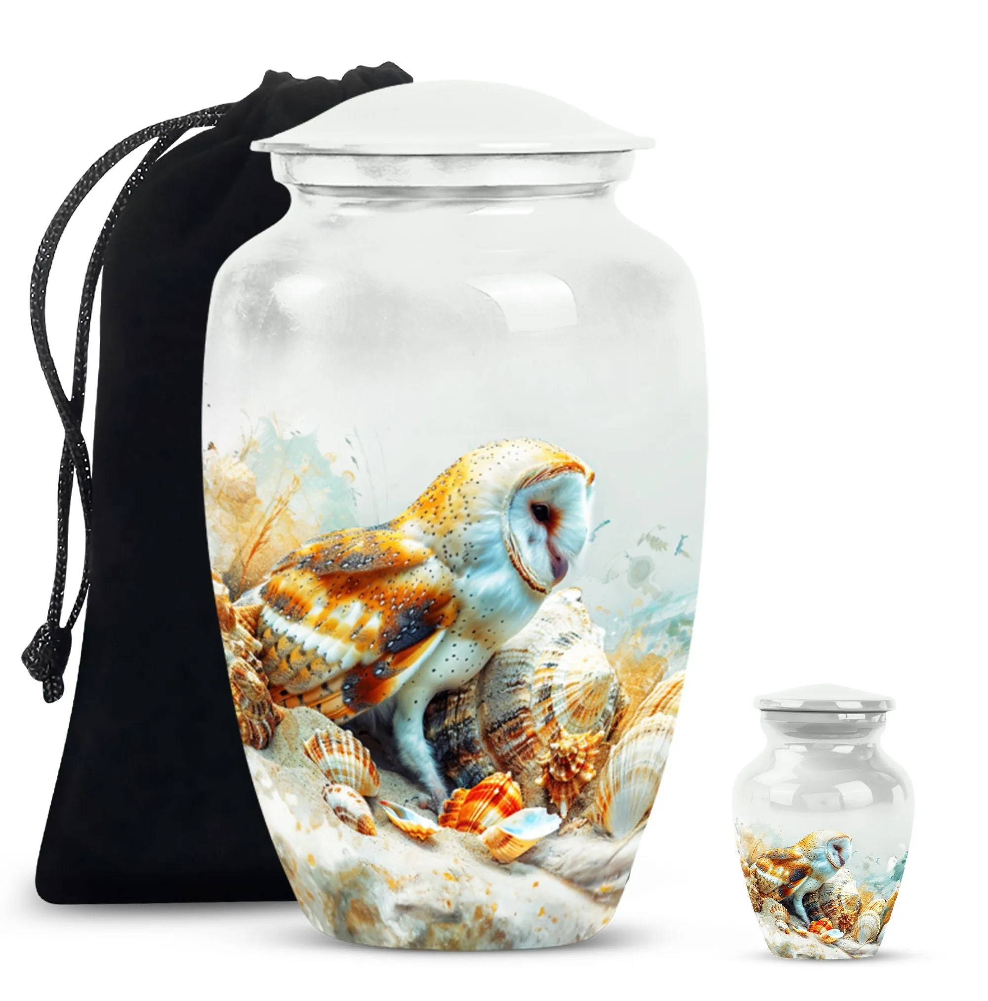 Barn Owl Cremation Memory Urn, An Homage To Motherhood